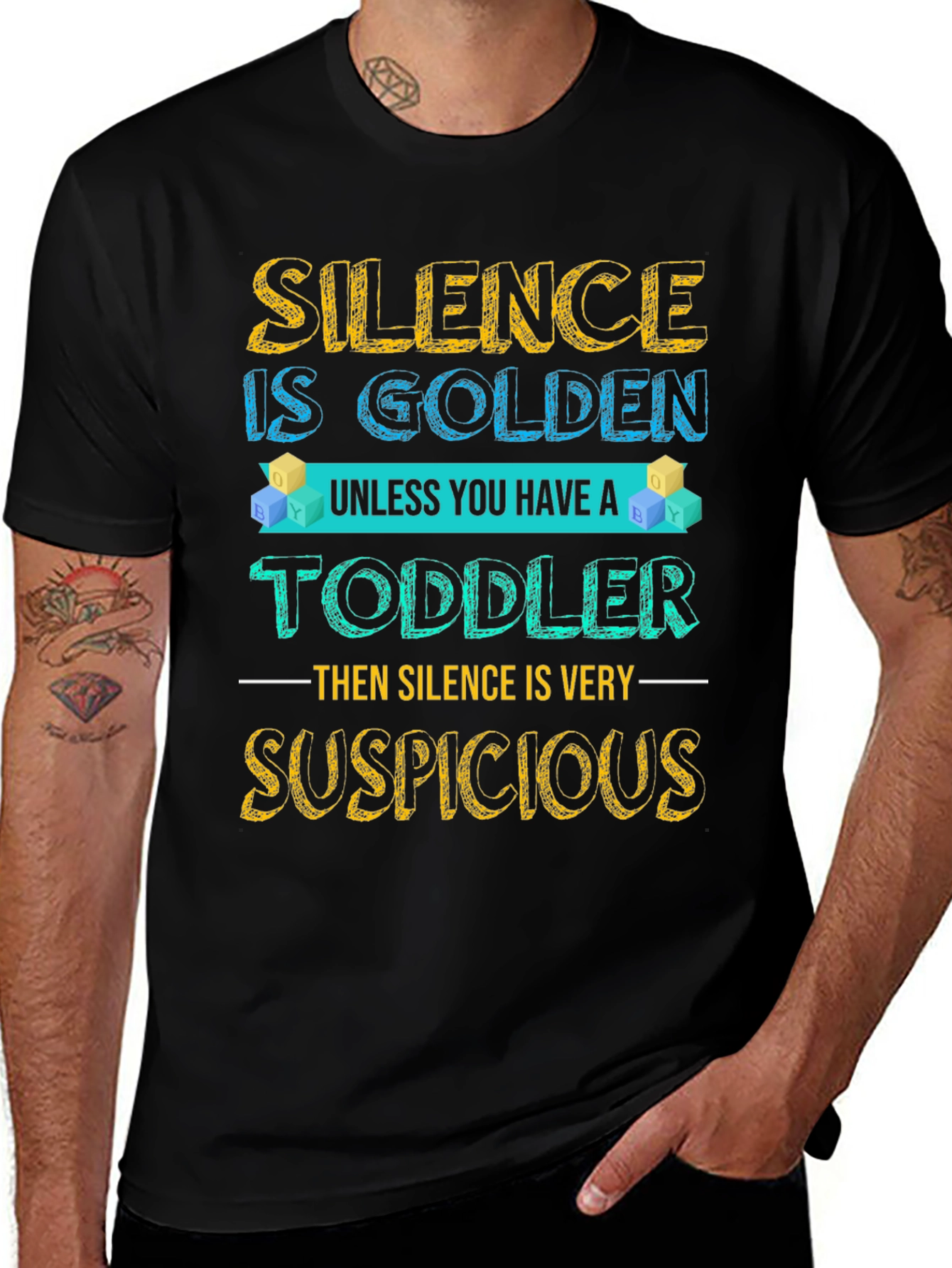 Variant 3 of Funny Silence Toddler T-Shirt