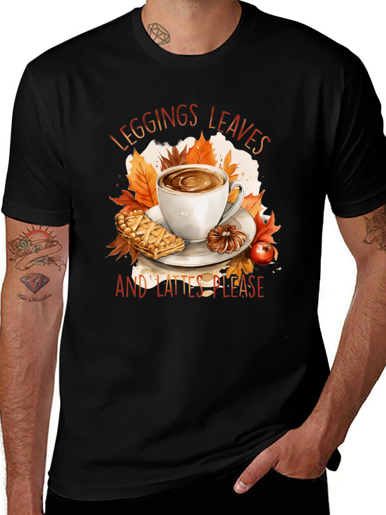Leggings, Leaves, and Lattes Please T-Shirt