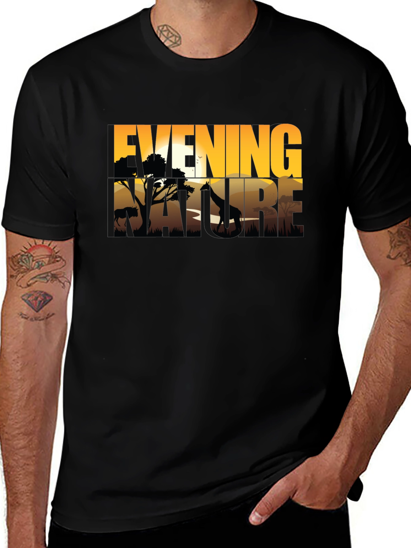 Variant 9 of Evening Nature Graphic T-Shirt