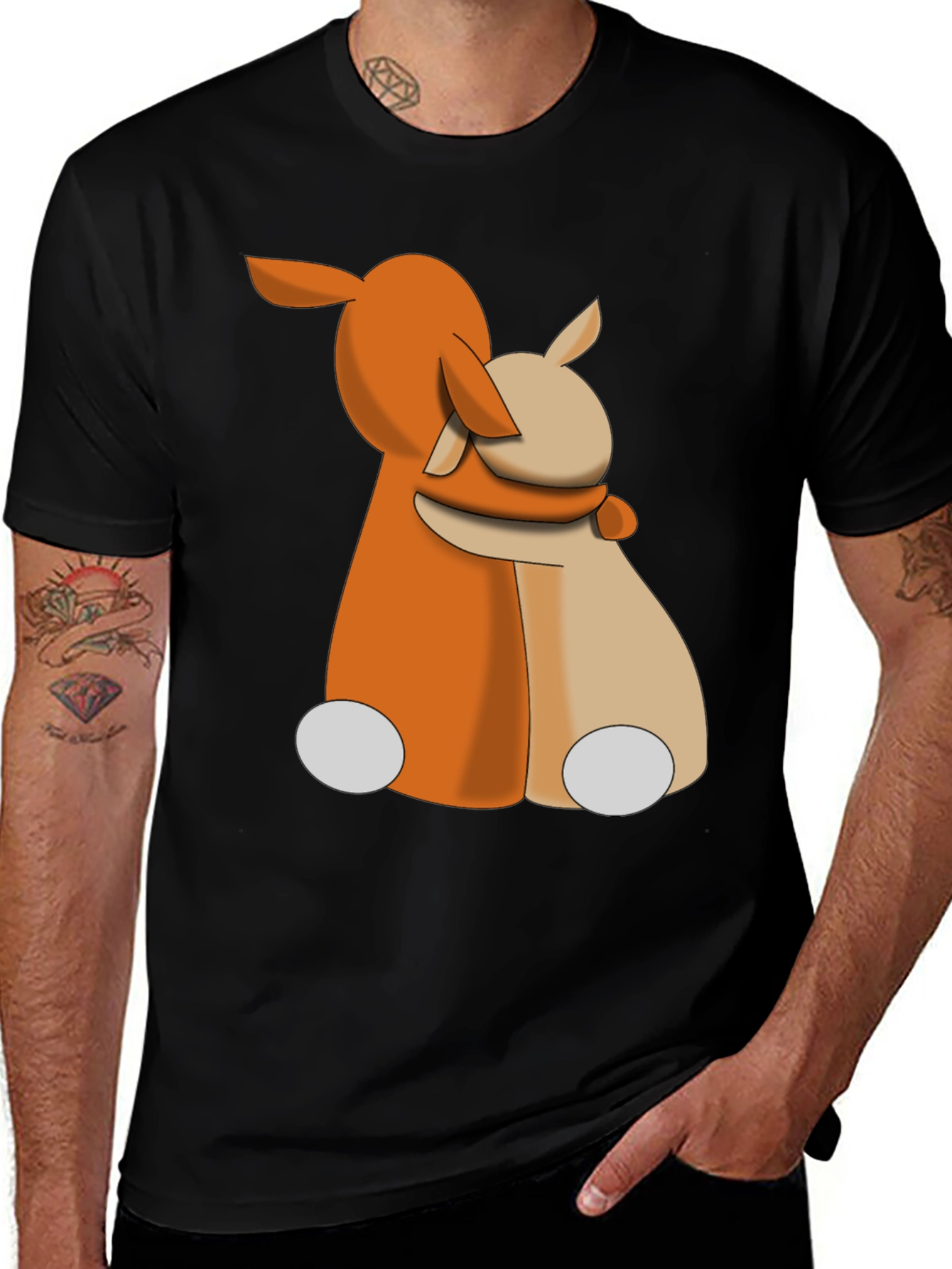 Variant 30 of Huggy Dog T-Shirt - Cute Animal Tee