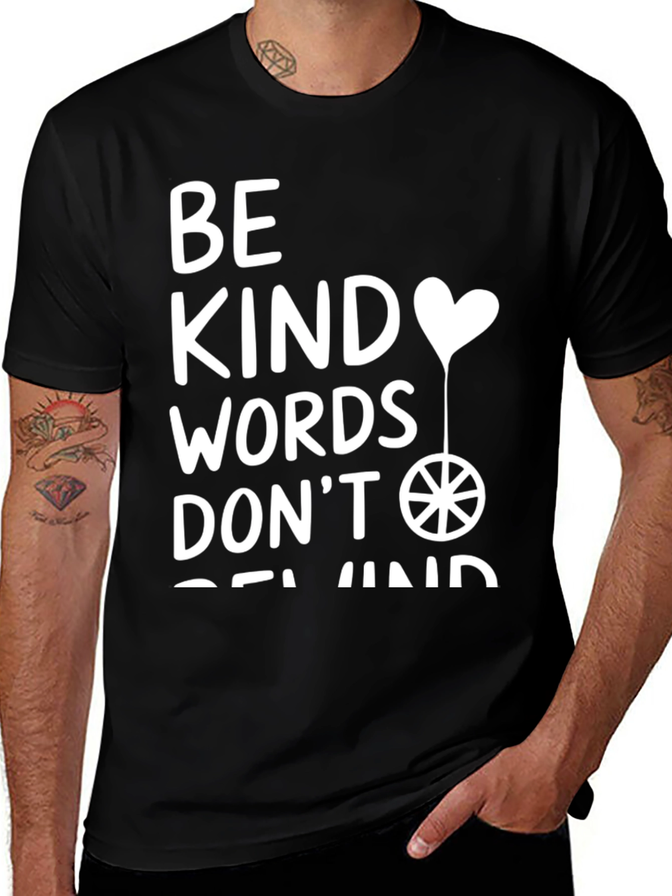 Variant 24 of Kindness T-Shirt: Be Kind, Words Don't Rewind