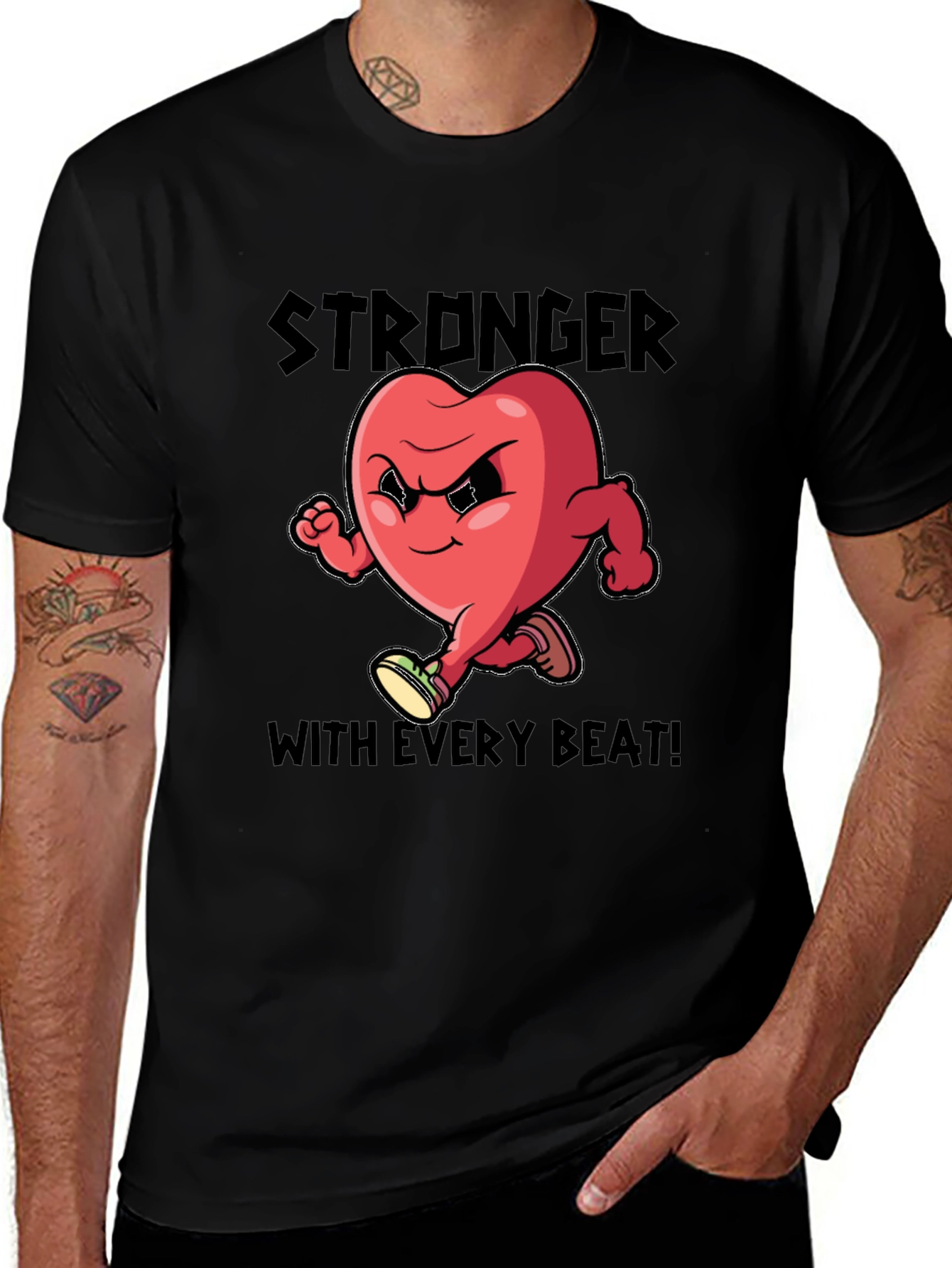 Variant 24 of Stronger With Every Beat T-Shirt