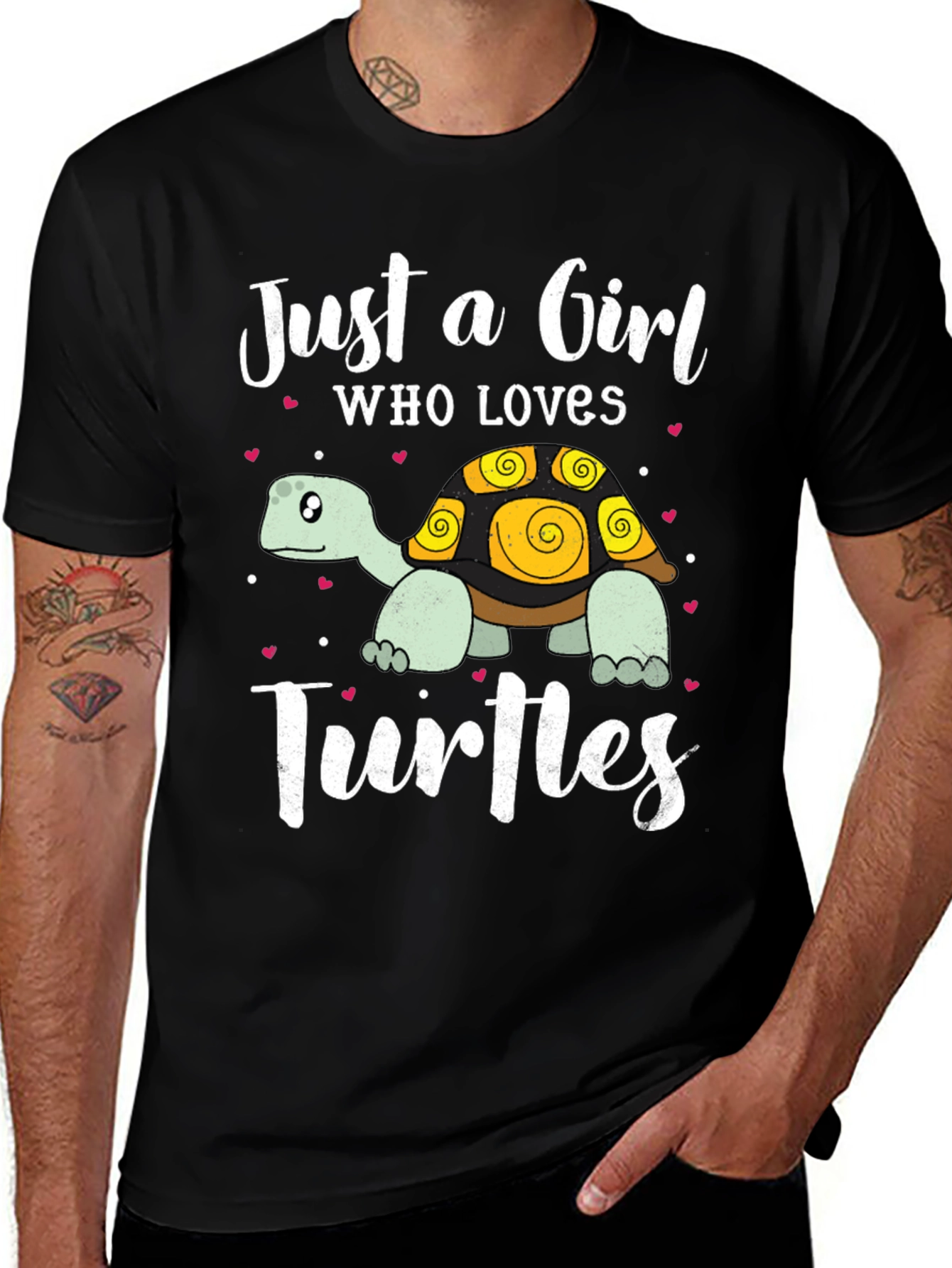 Variant 16 of Just a Girl Who Loves Turtles T-Shirt
