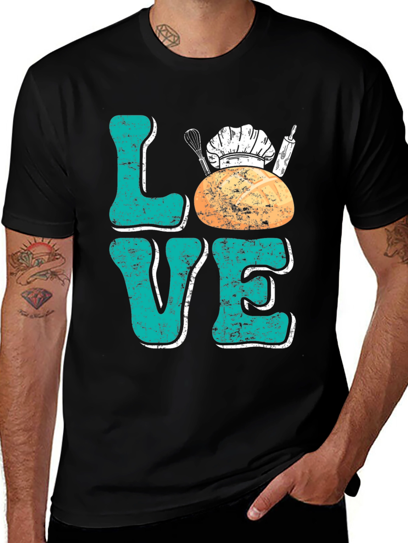 Variant 26 of Love Baking T-Shirt - Baker Chef Gift Tee