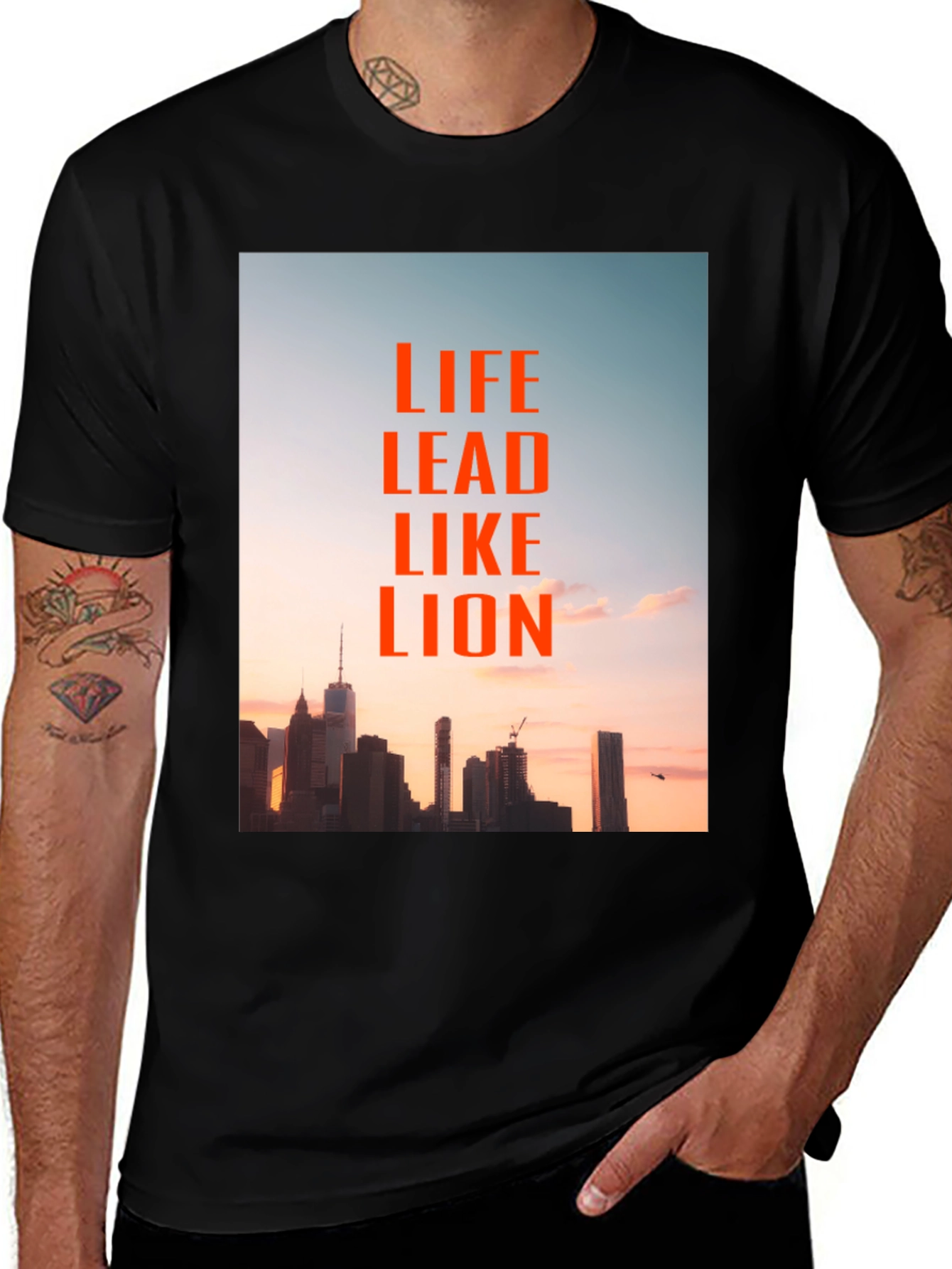 Variant 30 of Life Lead Like Lion Graphic Tee