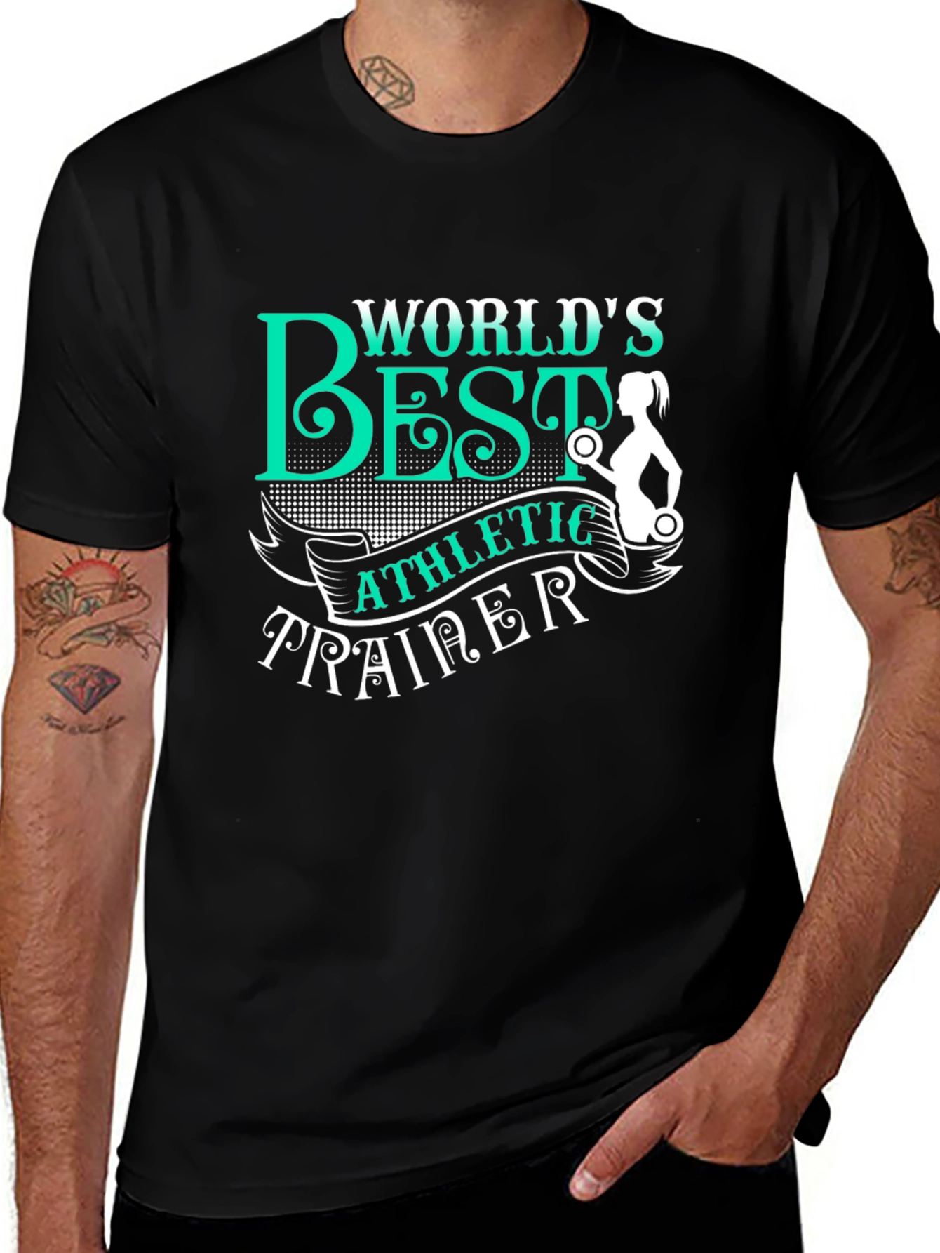 Variant 29 of World's Best Athletic Trainer T-Shirt