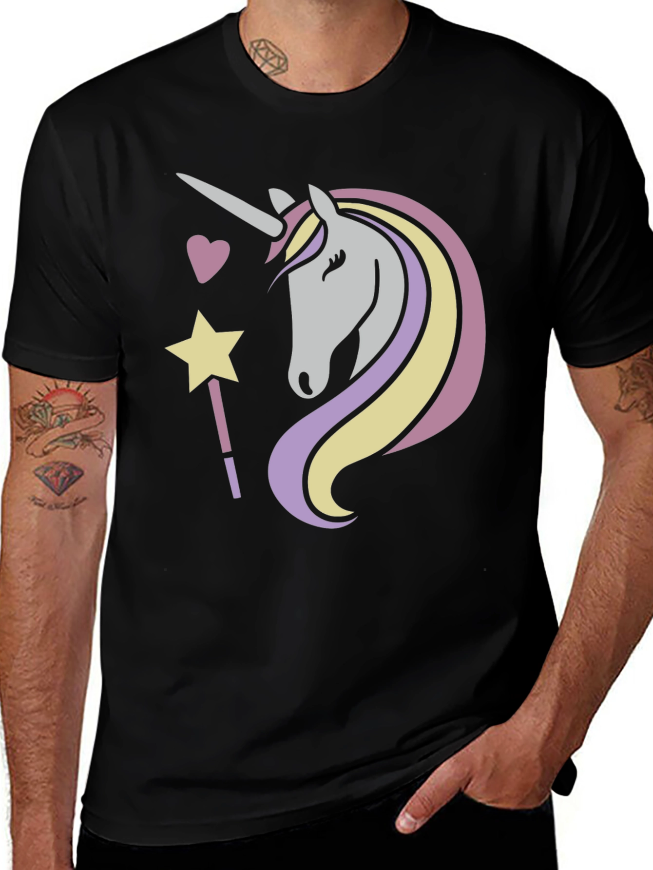 Variant 3 of Unicorn Graphic Tee - Magical Comfort