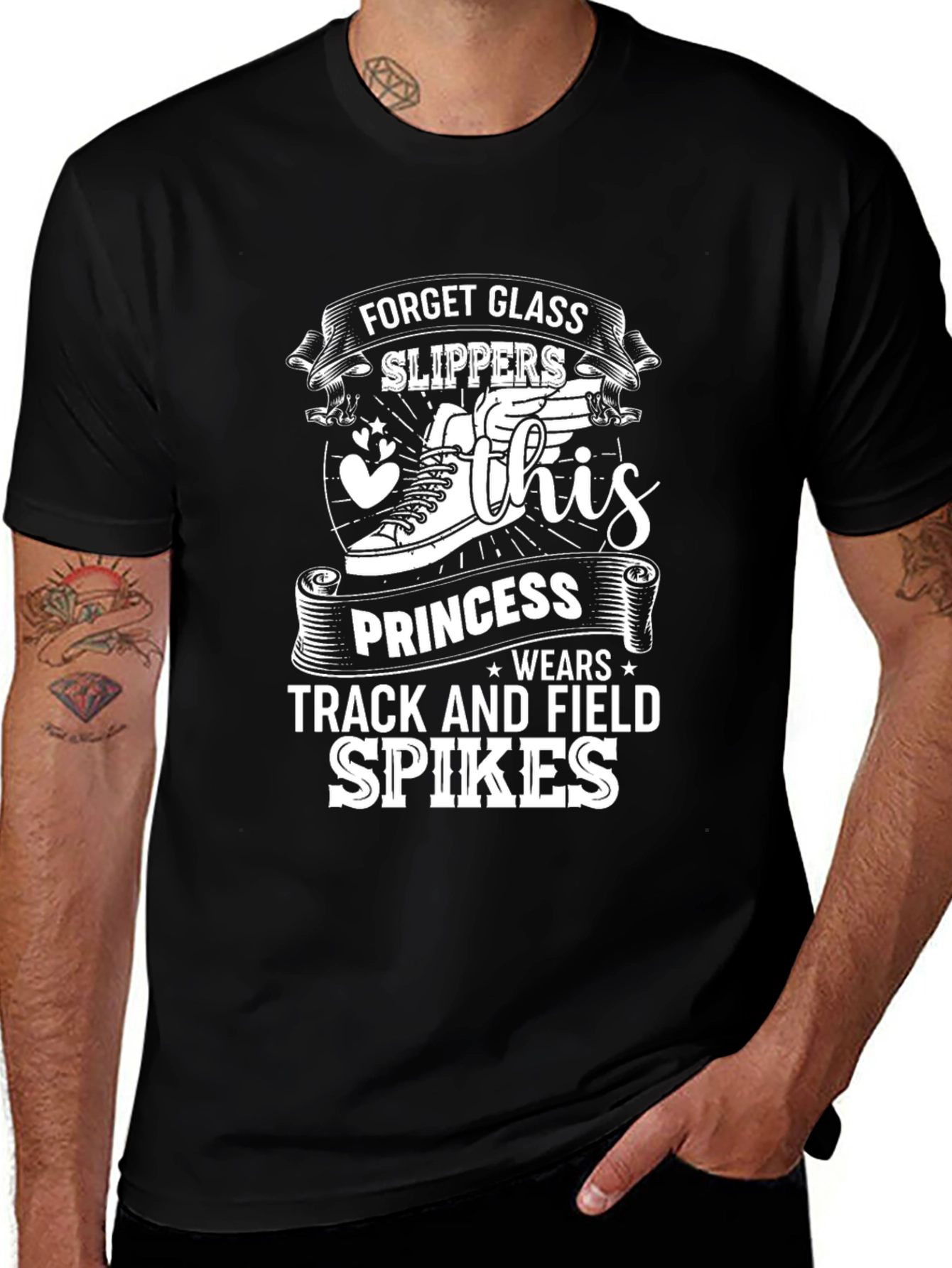 Variant 23 of Track and Field Princess T-Shirt