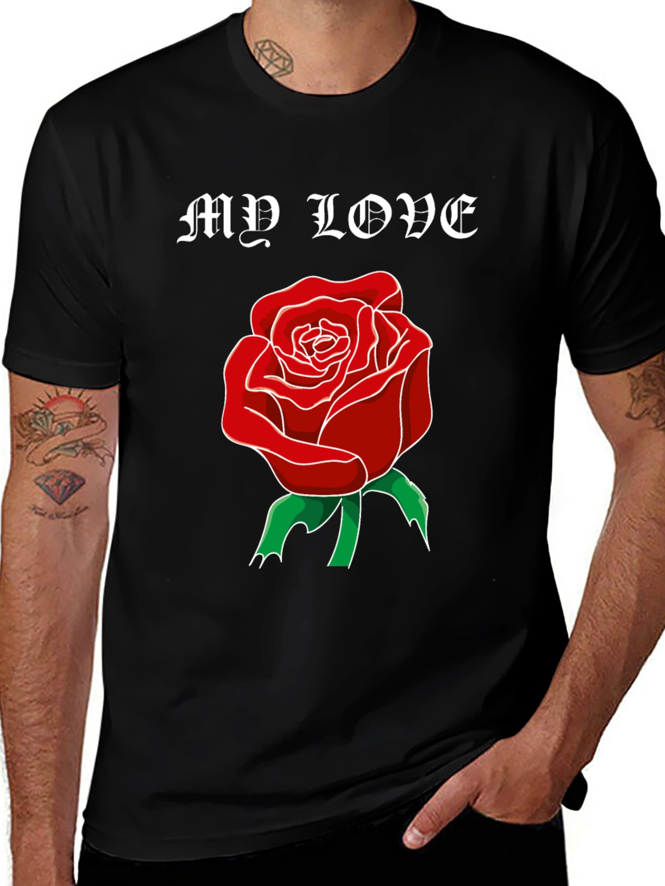 Variant 19 of My Love Rose Graphic T-Shirt