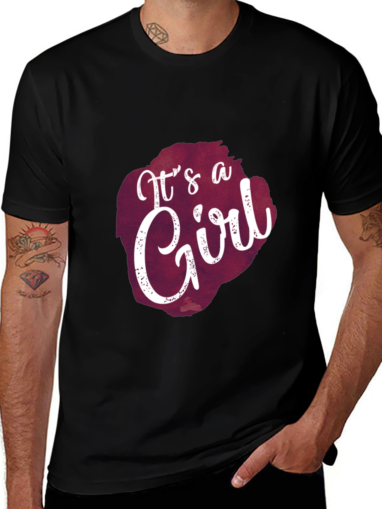Variant 8 of It's a Girl T-Shirt Baby Shower