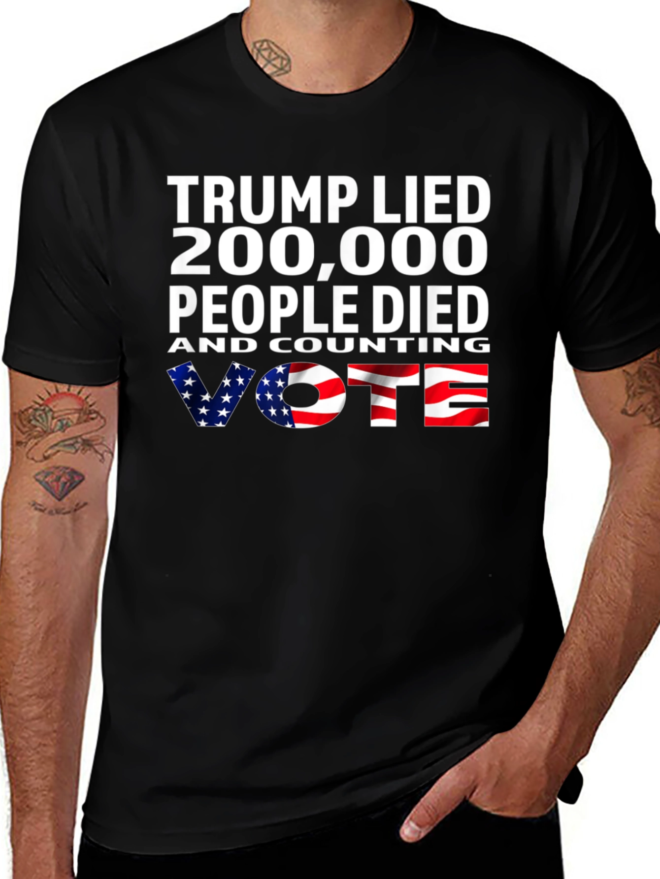 Variant 15 of Trump Lied Vote T-Shirt