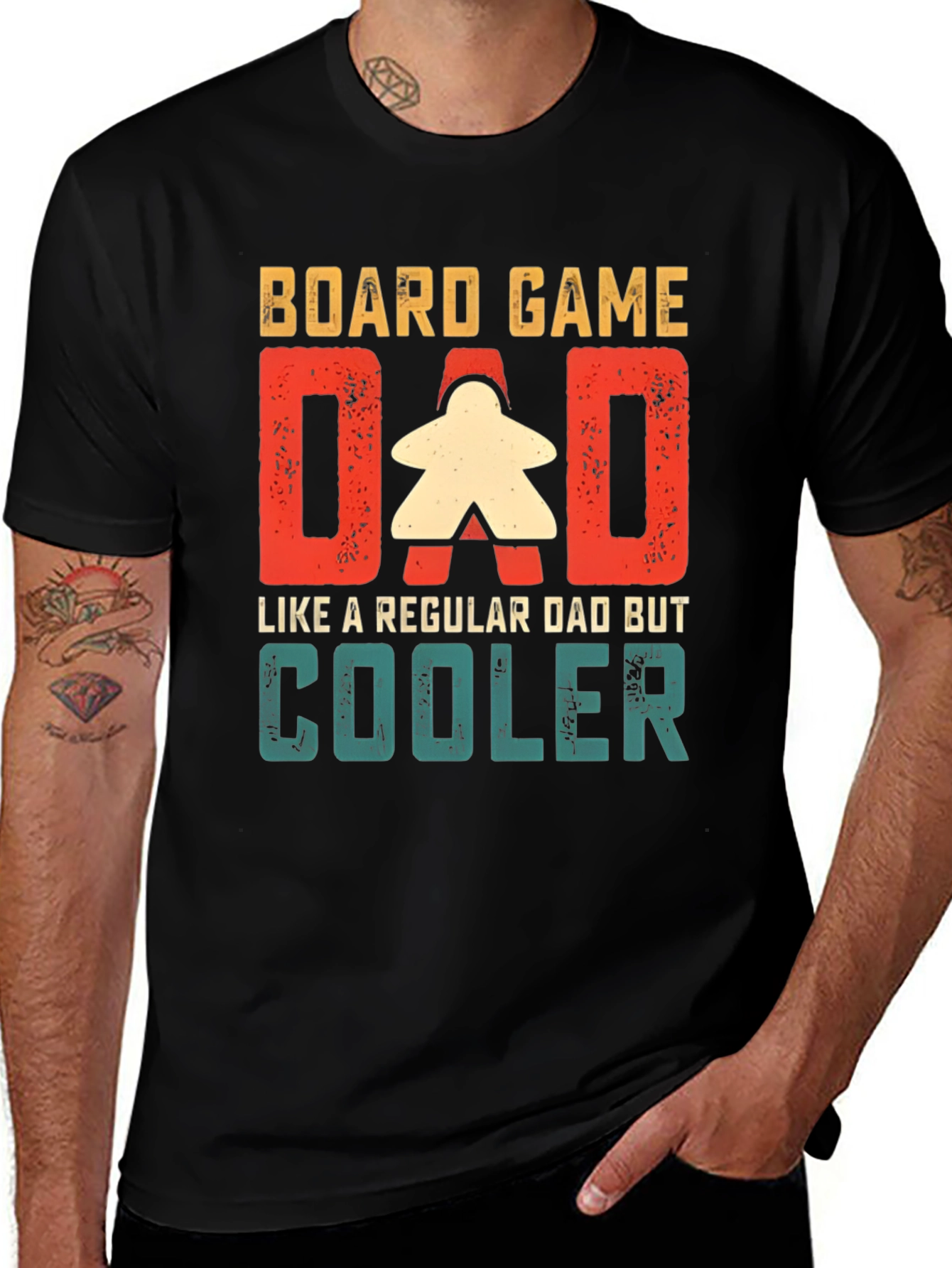 Variant 14 of Board Game Dad T-Shirt - Cool Dad Tee