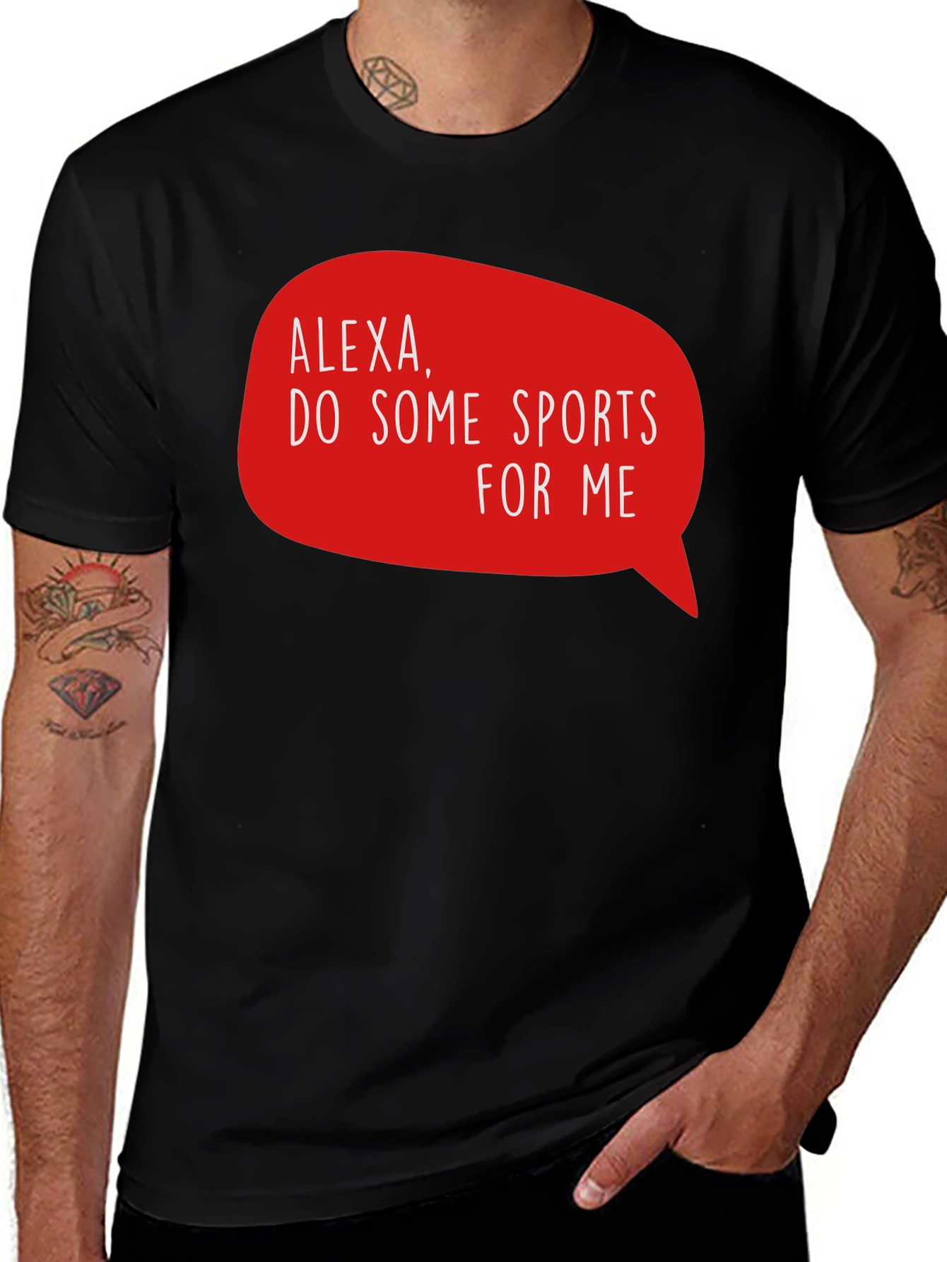 Variant 8 of Alexa Do Some Sports T-Shirt - Funny Graphic Tee