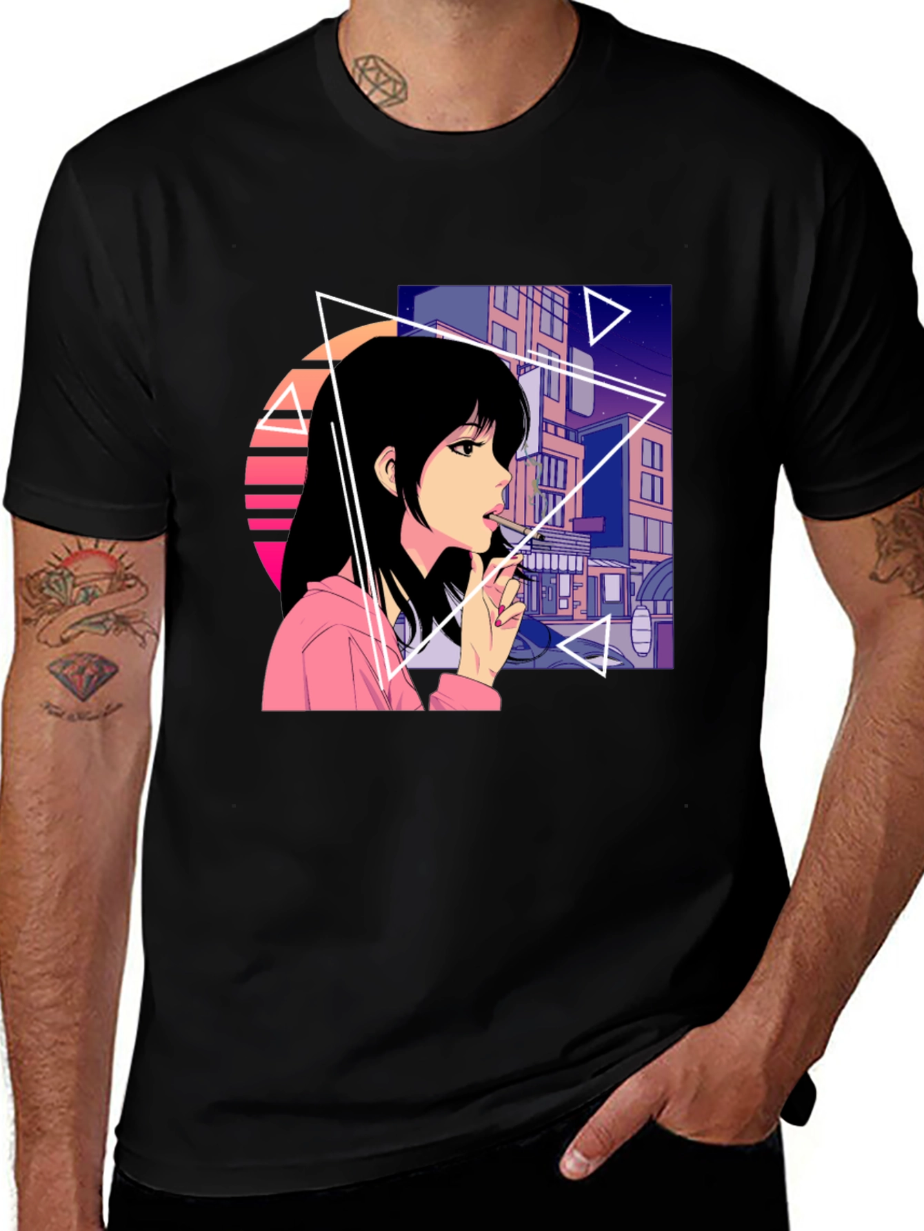 Variant 8 of Anime Girl Graphic T-Shirt - Streetwear Fashion Tee