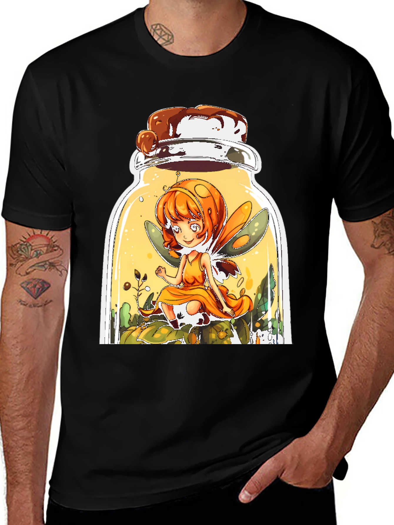 Variant 6 of Fairy Jar T-Shirt - Whimsical Graphic Tee