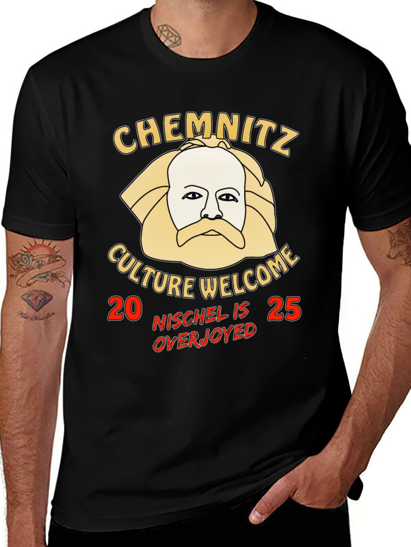 Variant 18 of Chemnitz Culture Welcome Novelty T-Shirt