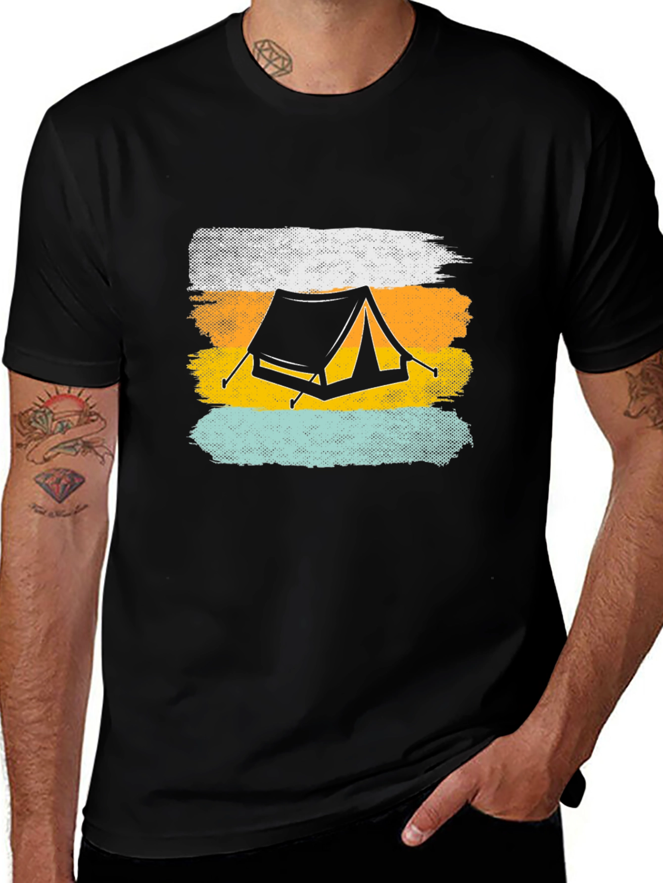 Variant 20 of Camping Tent Graphic T-Shirt