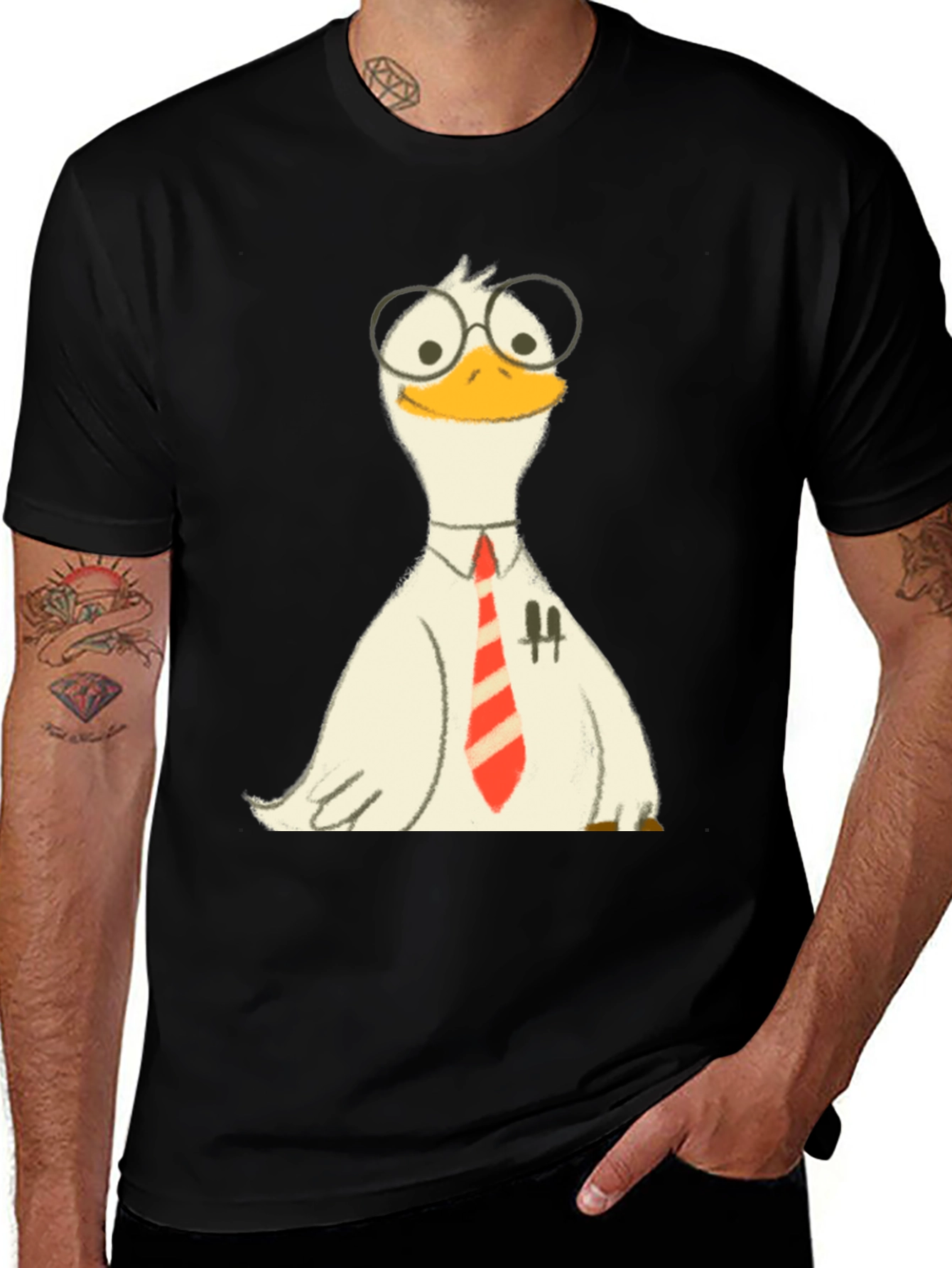 Ducktor T-Shirt: Smart Duck Design