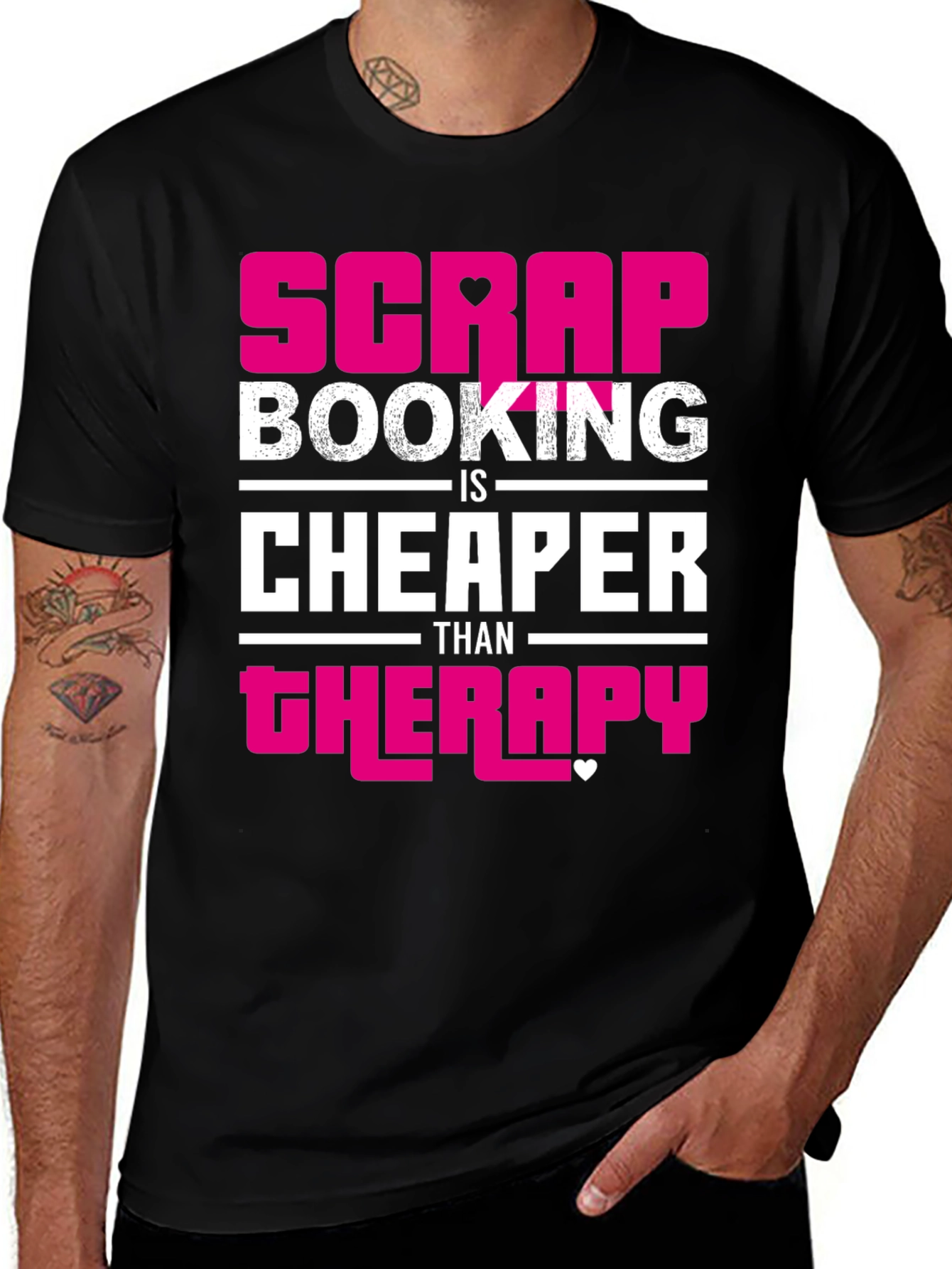 Variant 12 of Scrapbooking Therapy Funny Graphic T-Shirt