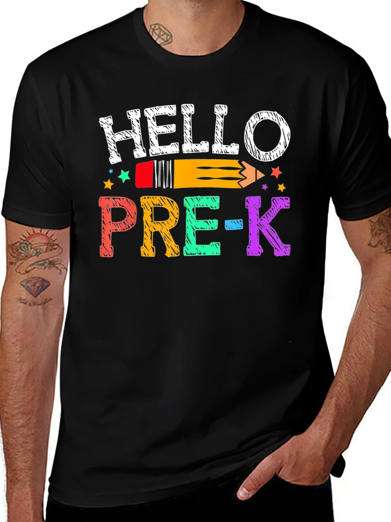 Variant 5 of Hello Pre-K Graphic Tee