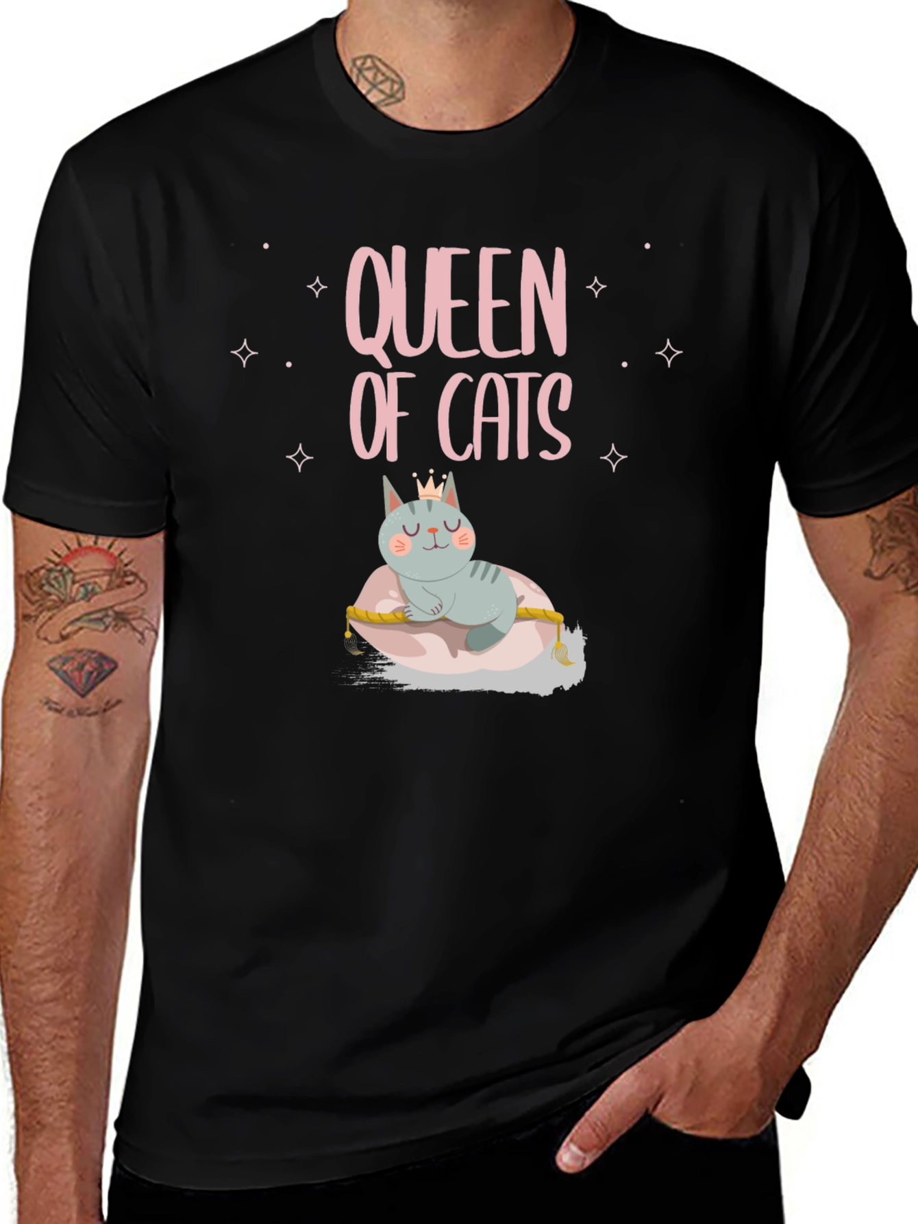 Variant 10 of Queen of Cats Graphic T-Shirt