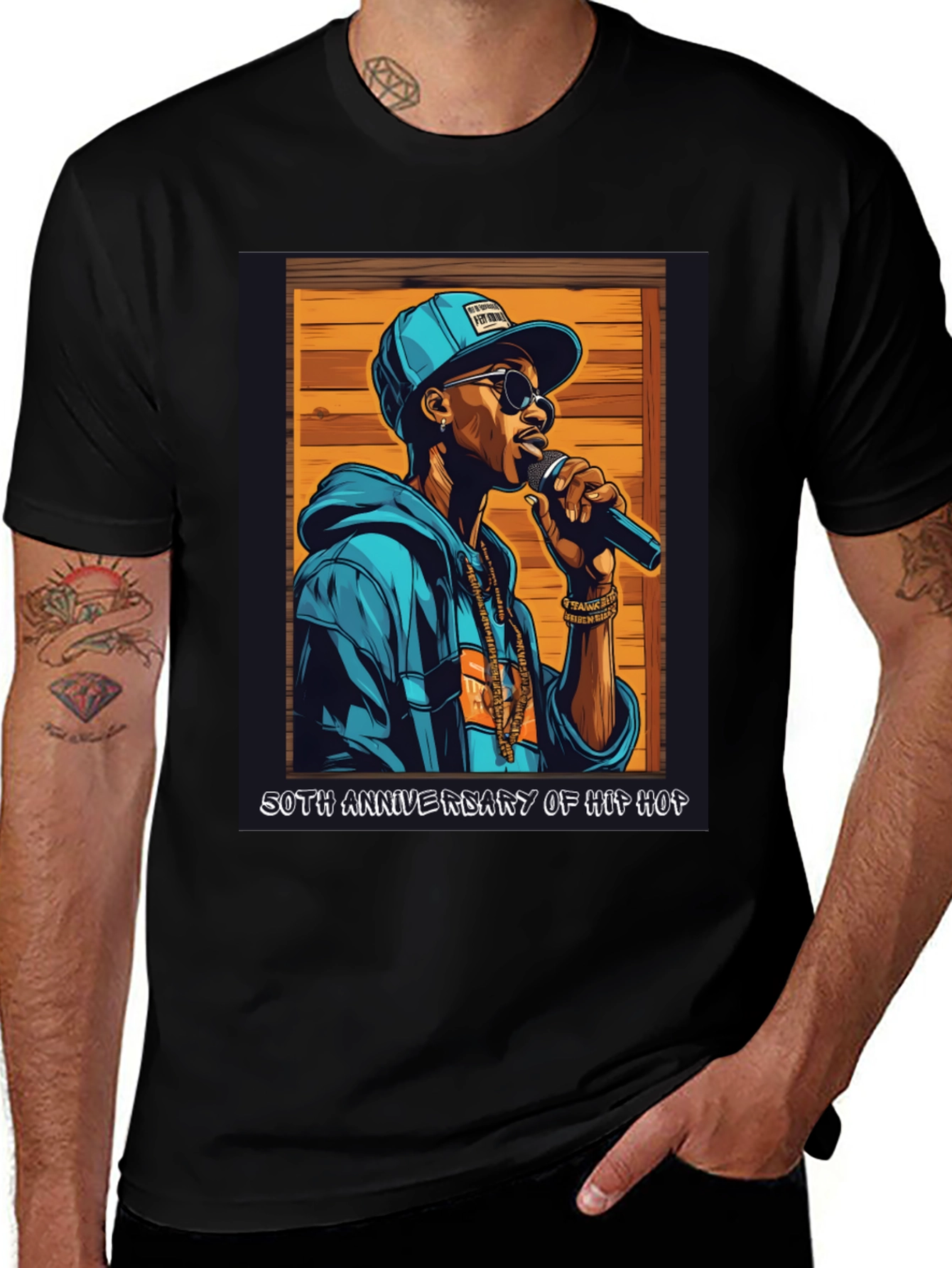 50th Anniversary of Hip Hop Graphic T-Shirt