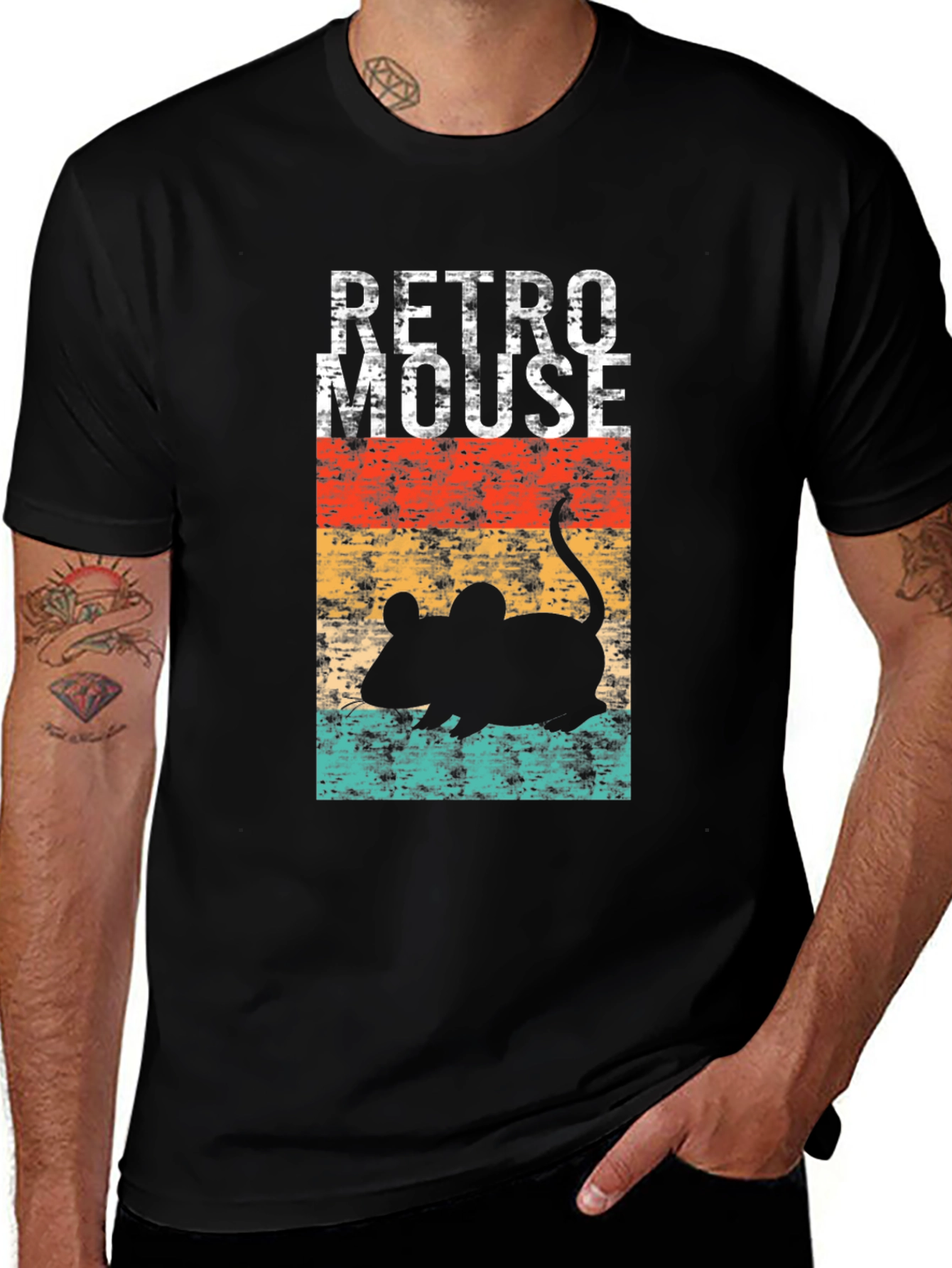 Variant 11 of Retro Mouse Graphic T-Shirt
