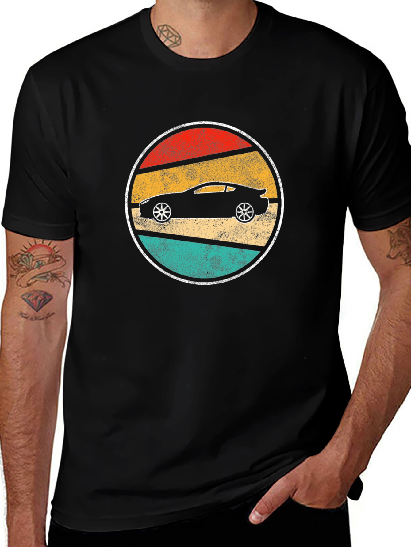 Variant 11 of Retro Car Silhouette T-Shirt