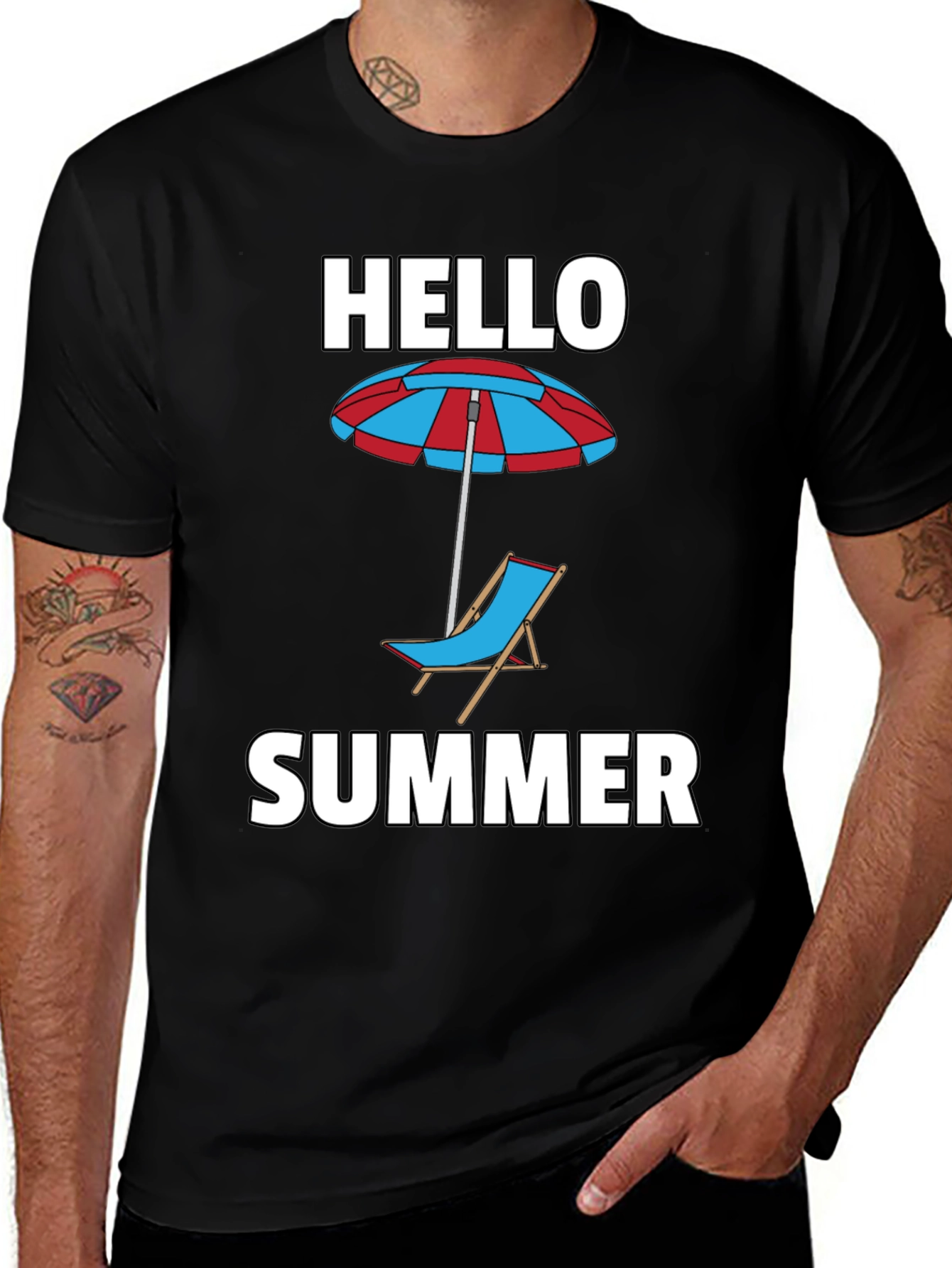 Variant 17 of Hello Summer Beach T-Shirt