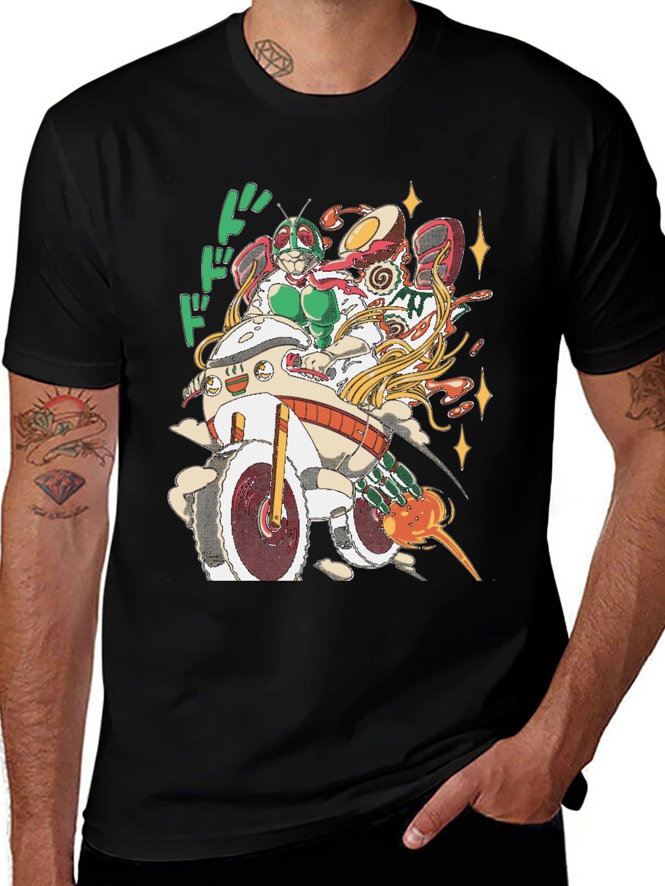 Variant 11 of Ramen Rider Graphic Tee