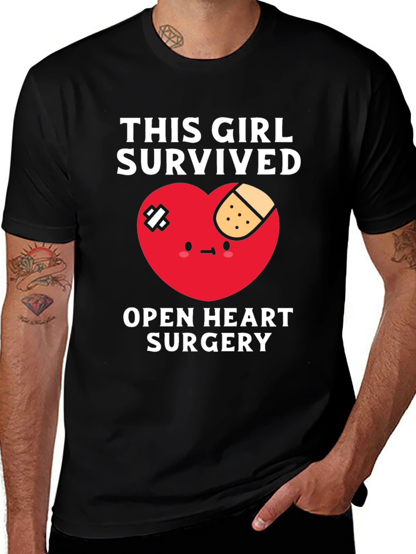 Open Heart Surgery Survivor T-Shirt