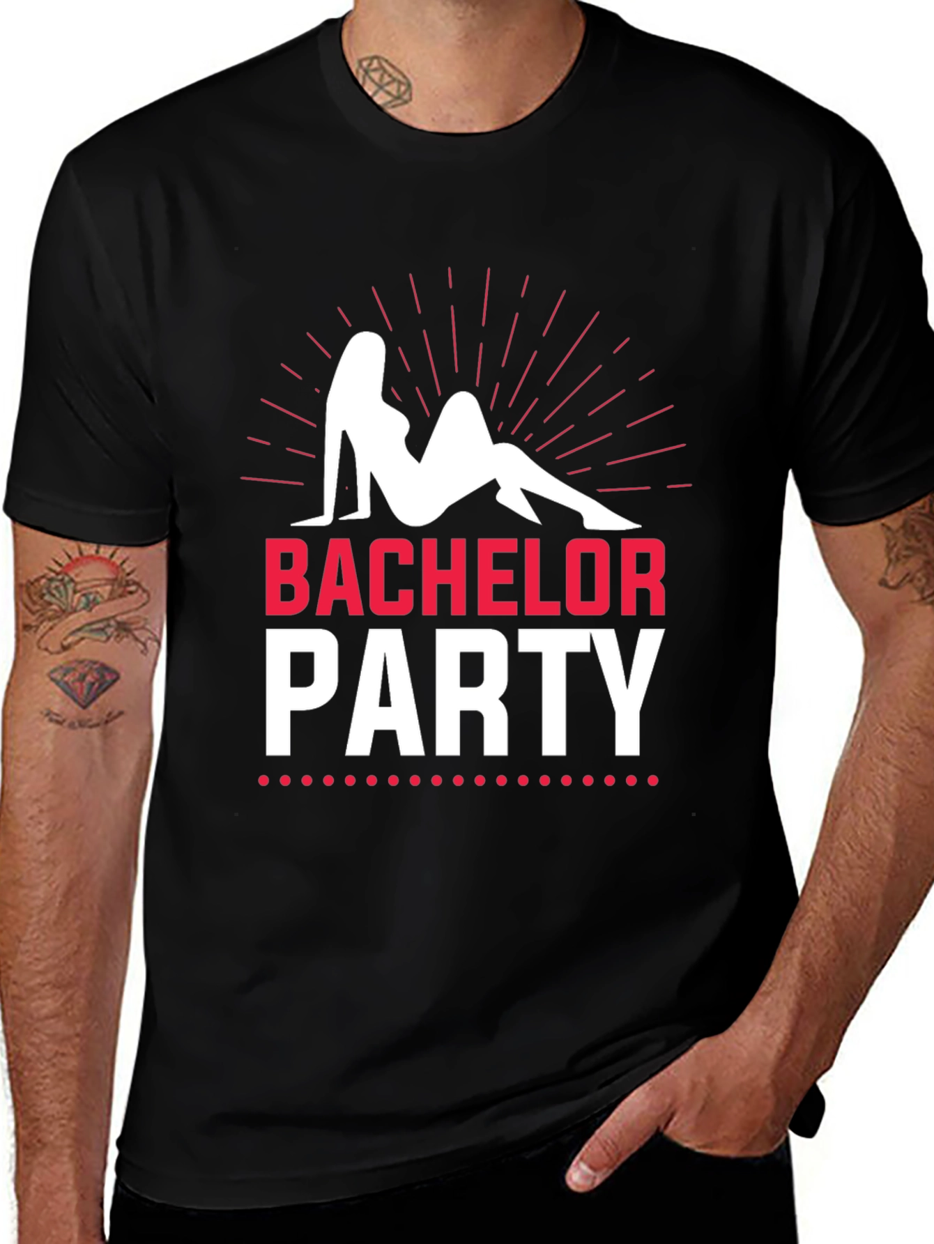 Variant 2 of Bachelor Party Graphic T-Shirt