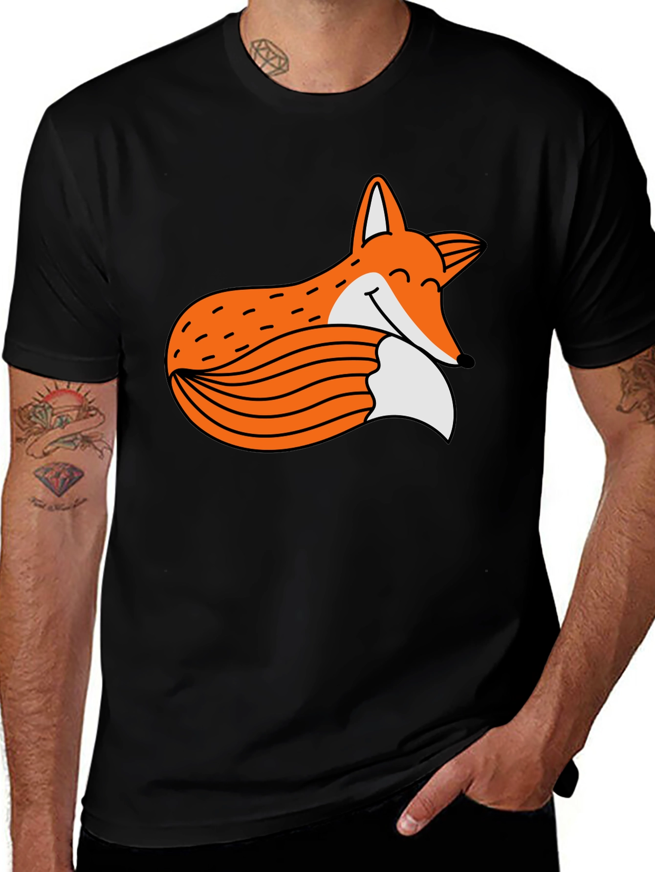 Fox Graphic T-Shirt - Soft Cotton Blend