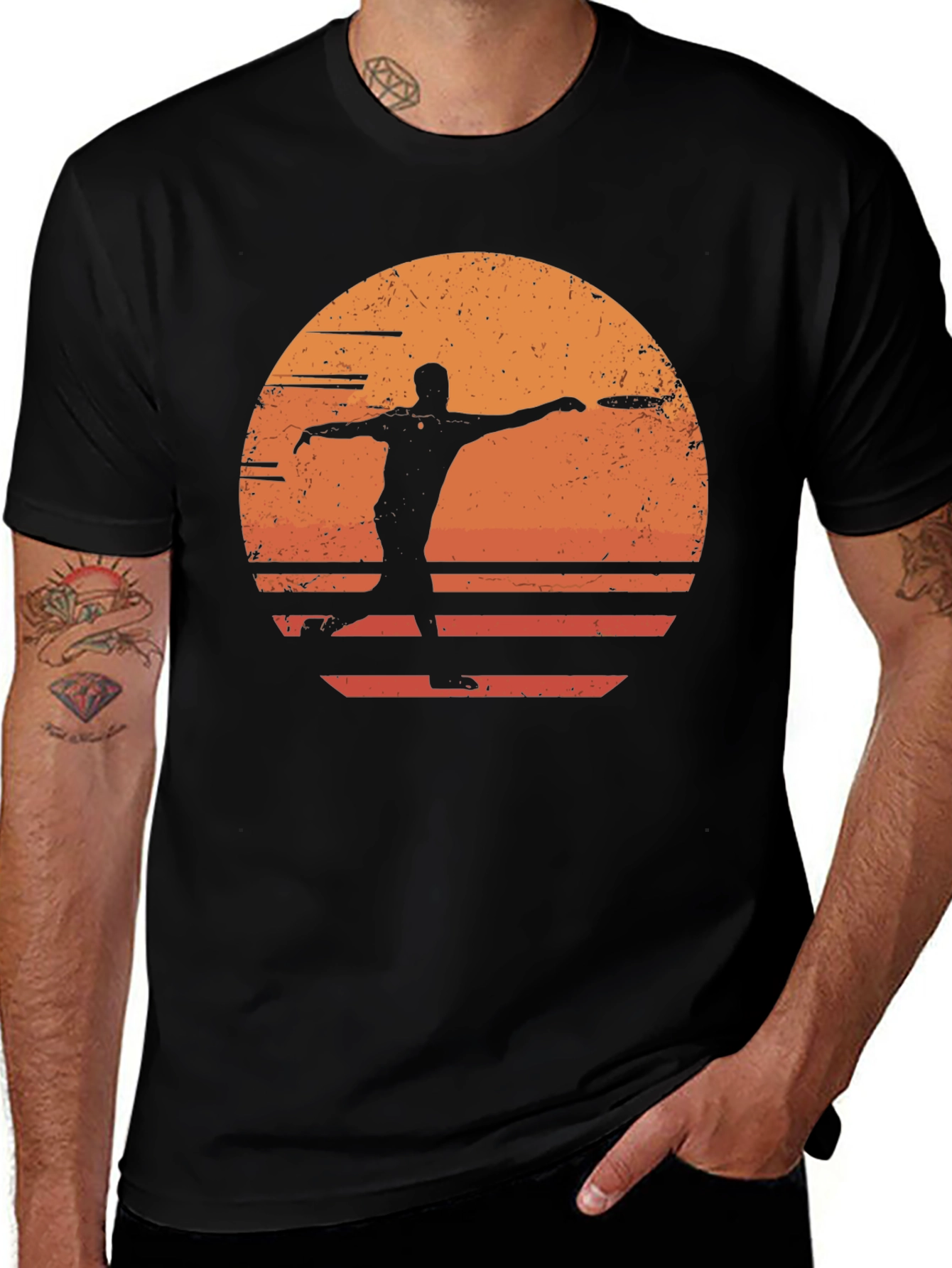 Variant 24 of Sunset Disc Golf T-Shirt