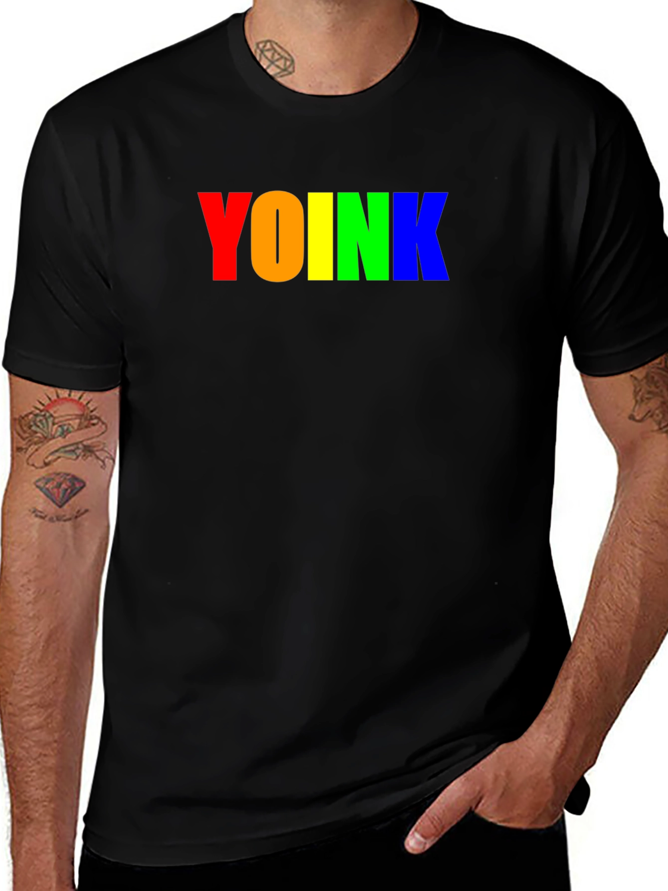 Variant 3 of Colorful YOINK Graphic T-Shirt - Casual Cotton Tee