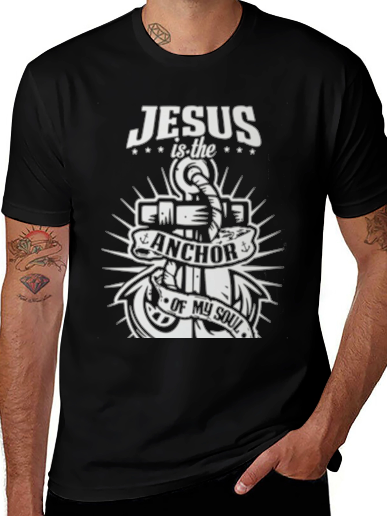 Jesus is the Anchor of My Soul Graphic T-Shirt