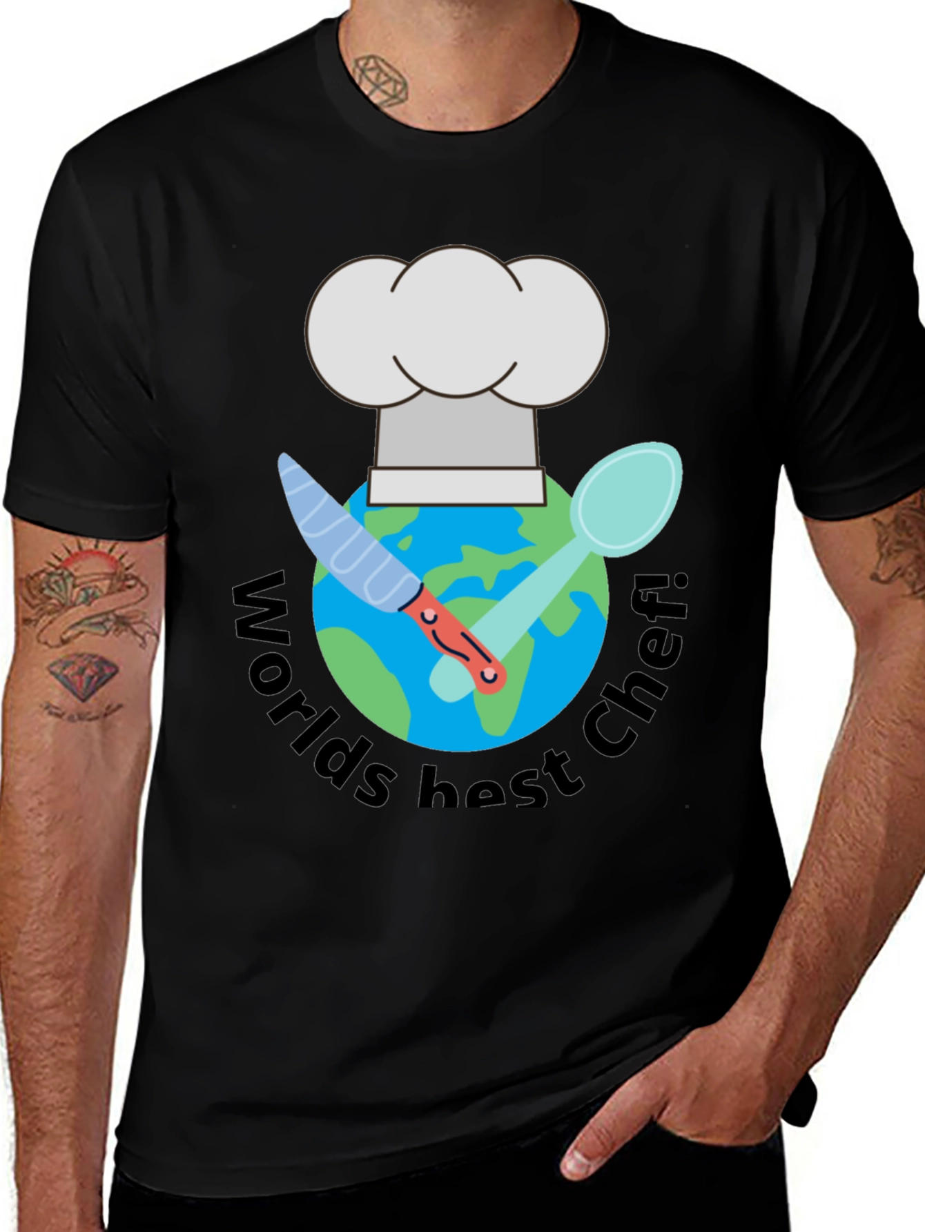 Variant 6 of World's Best Chef Graphic T-Shirt