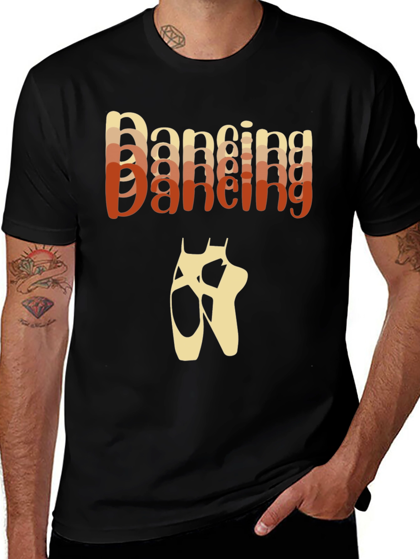 Variant 20 of Dancing Ballet T-Shirt - Retro Style