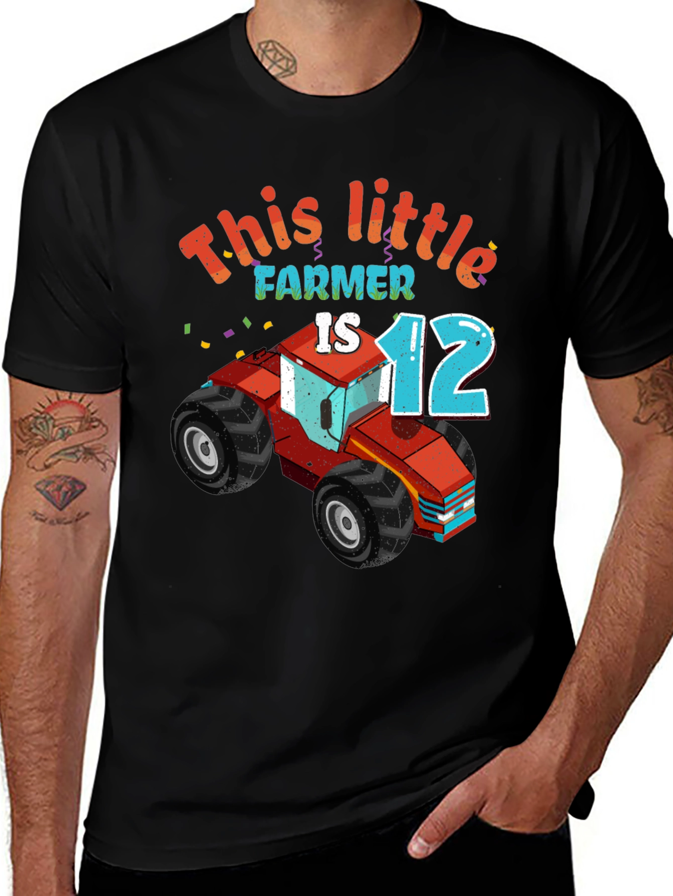 This Little Farmer Is 12 Kids T-Shirt