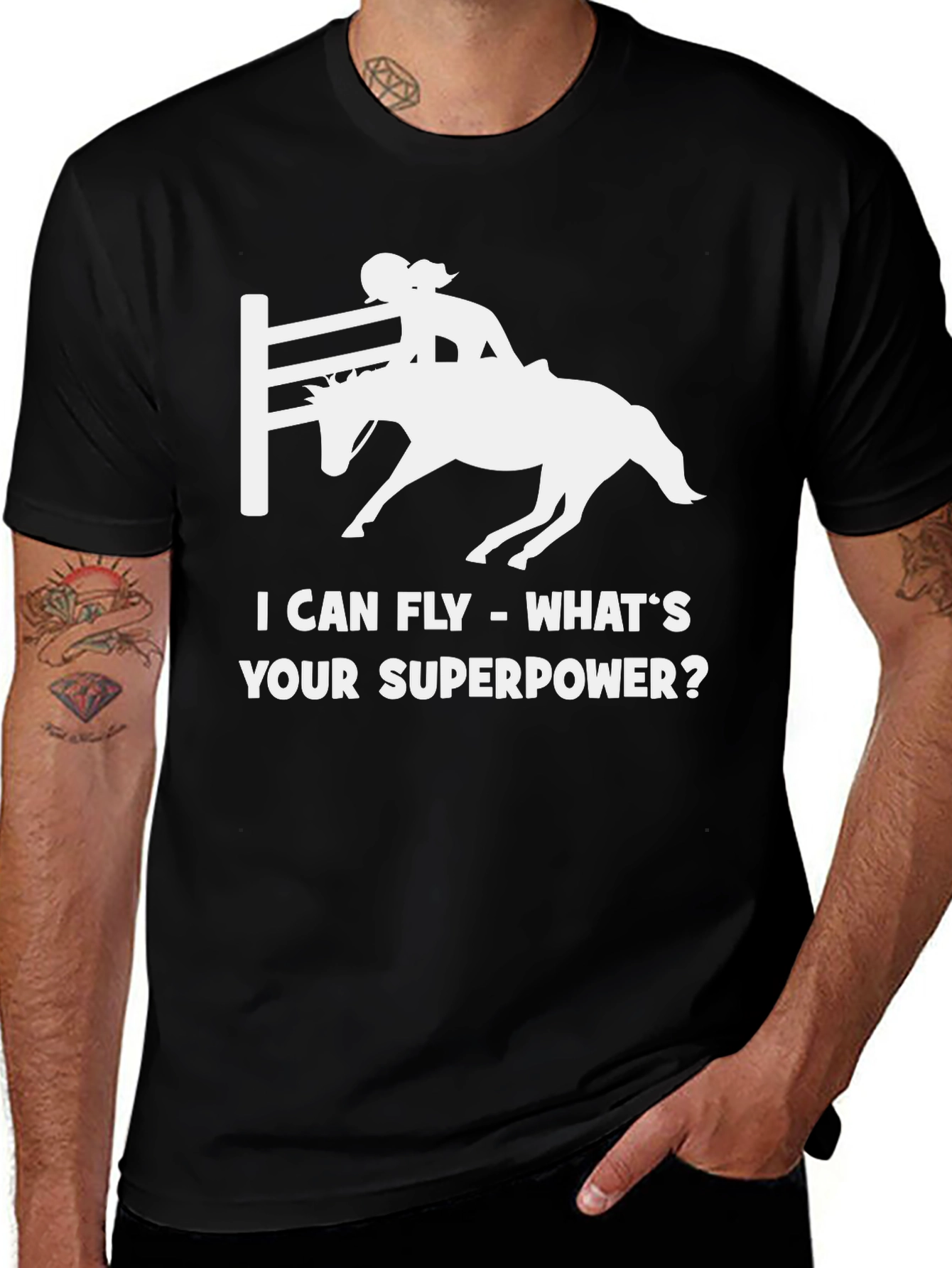 Variant 8 of Equestrian Superpower T-Shirt - Horse Lover Gift