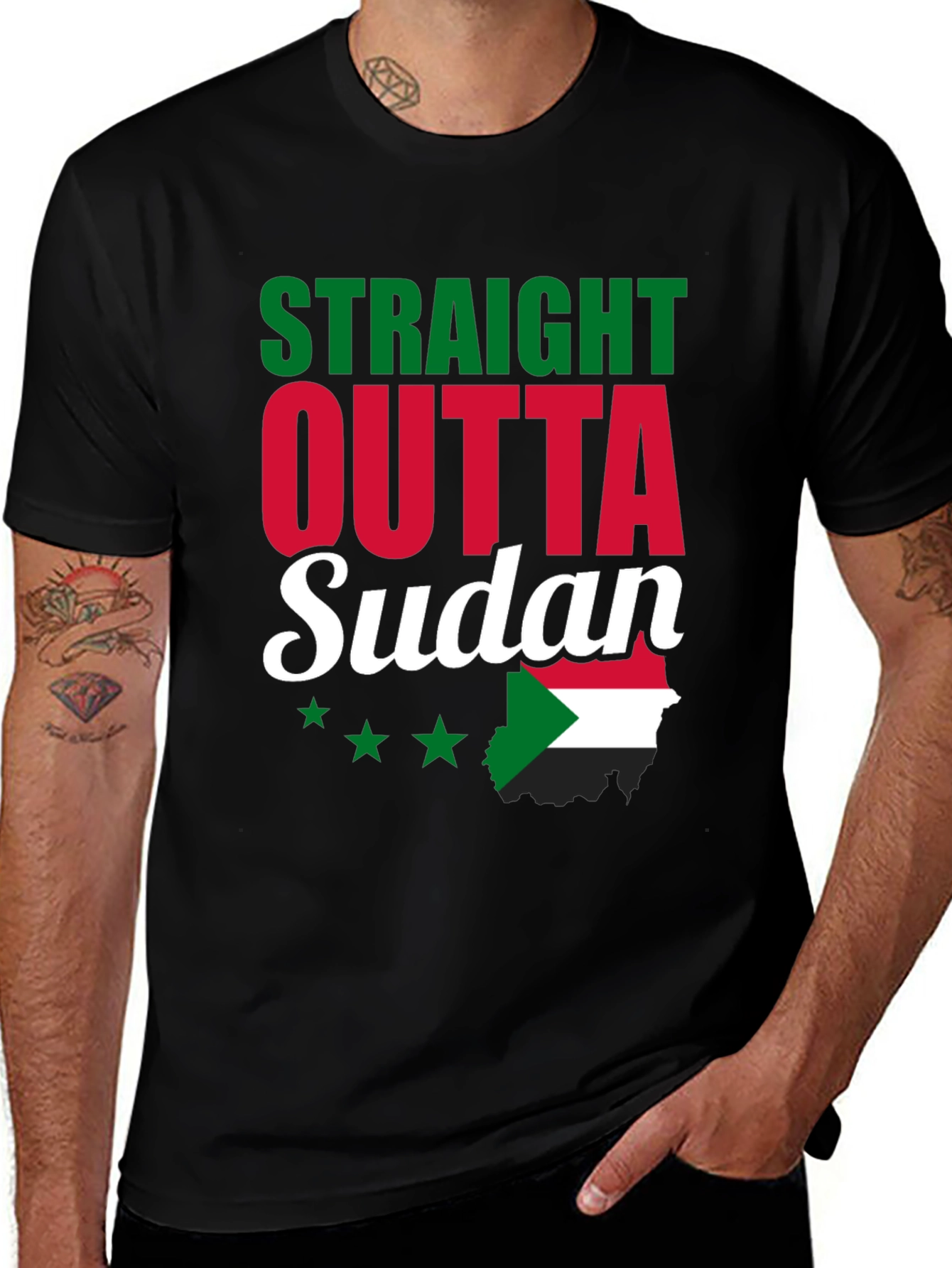 Straight Outta Sudan Graphic Tee