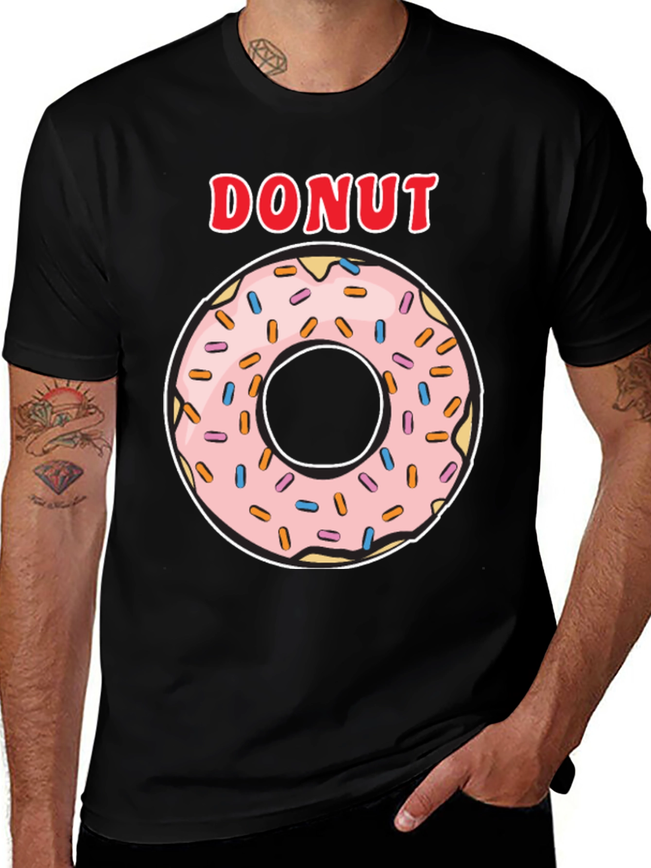 Variant 26 of Donut Graphic T-Shirt - Casual Style