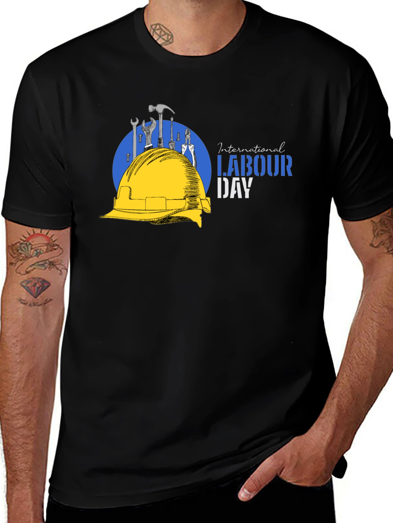 Variant 19 of International Labour Day T-Shirt