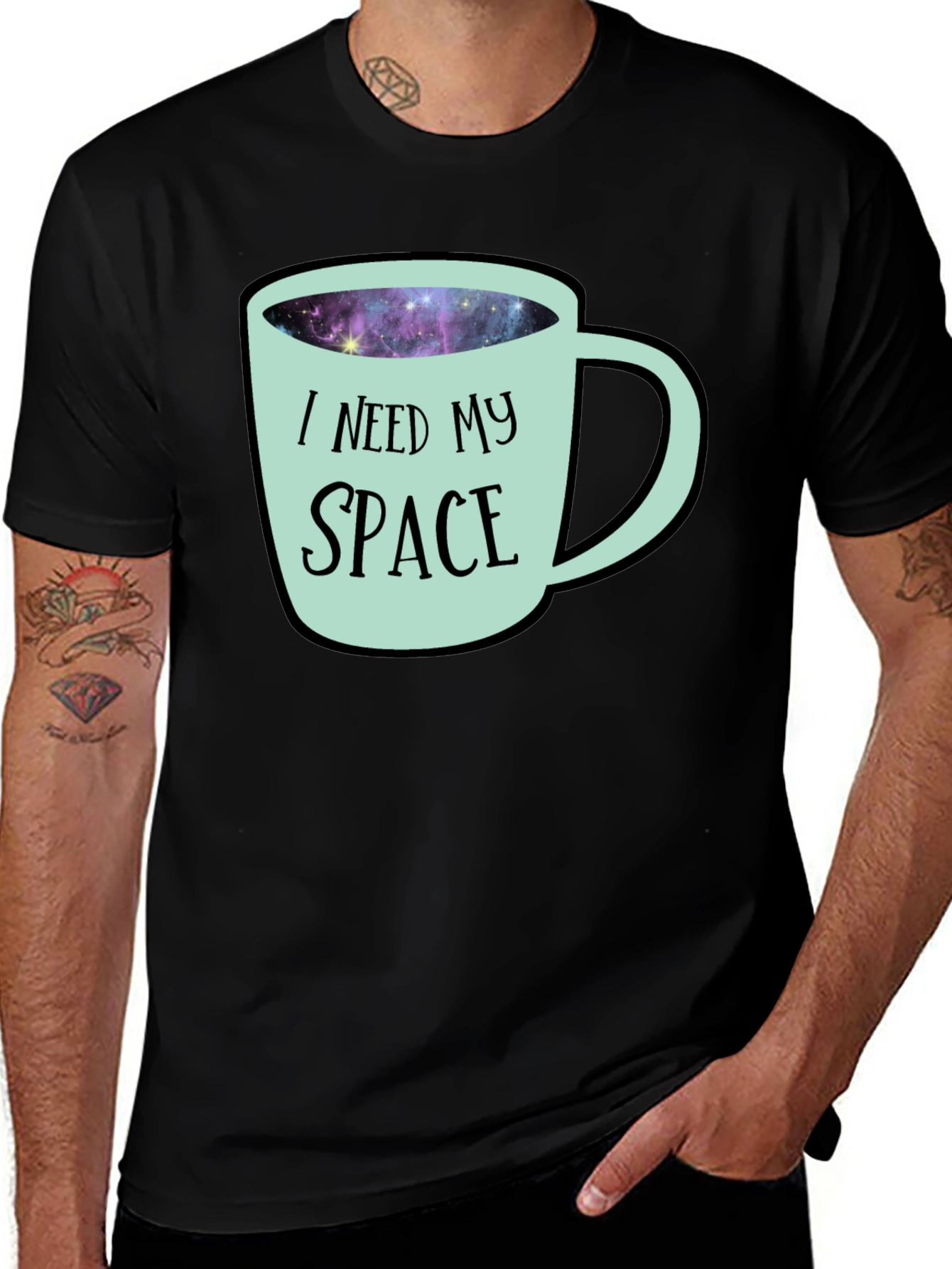 Variant 23 of I Need My Space Galaxy Mug T-Shirt