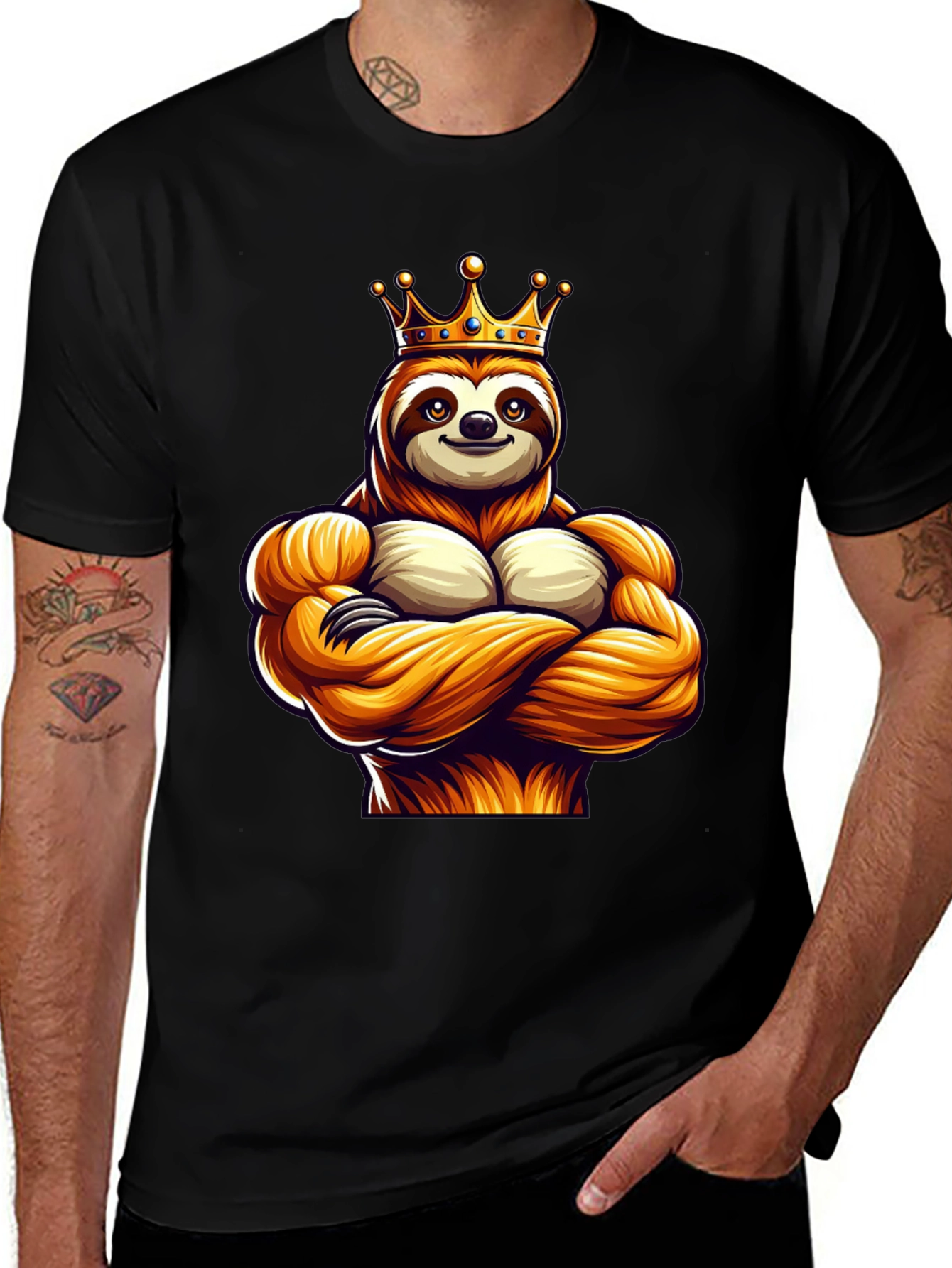 Variant 3 of King Sloth Muscle T-Shirt