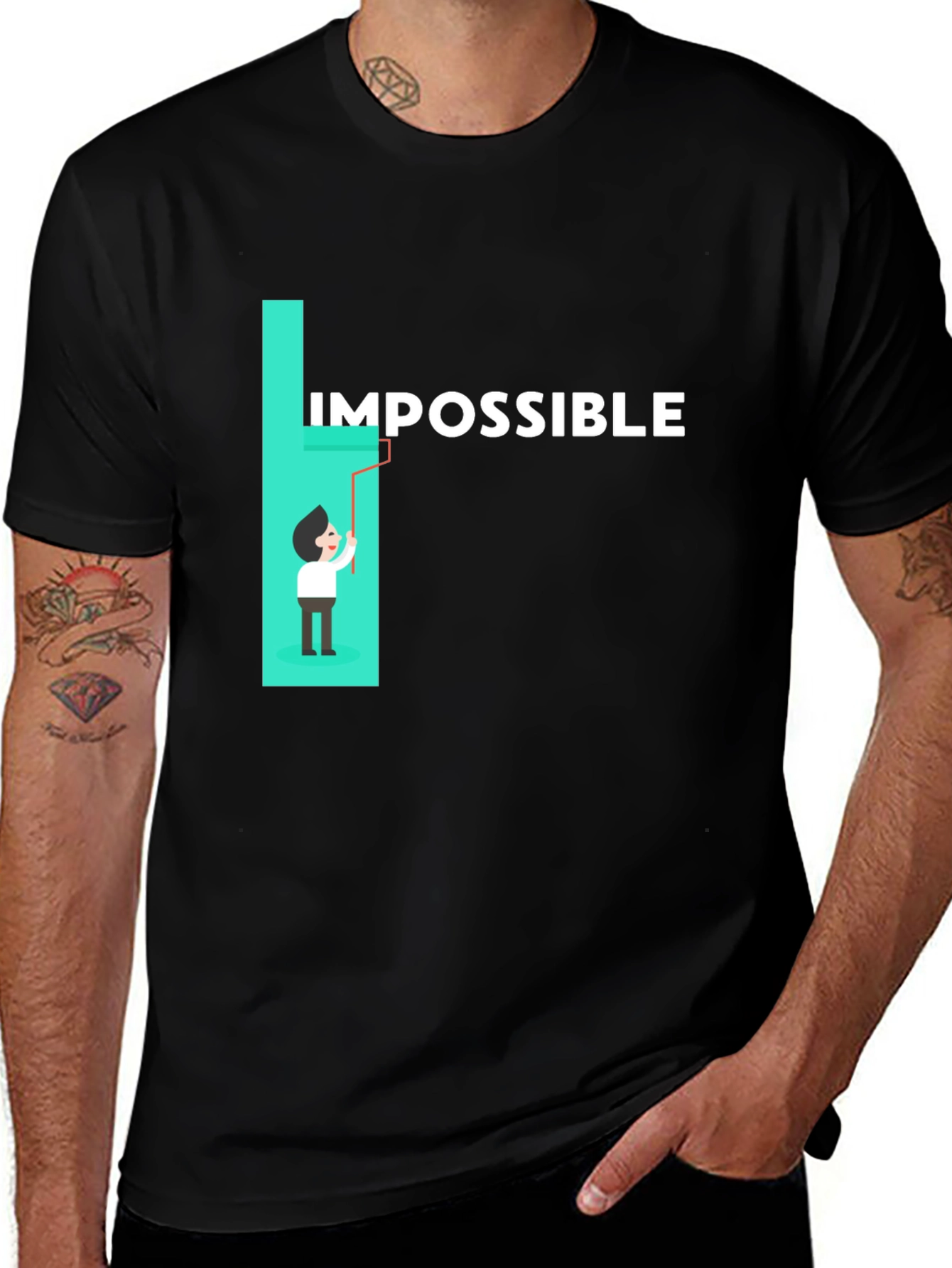 Variant 8 of Motivational Impossible T-Shirt