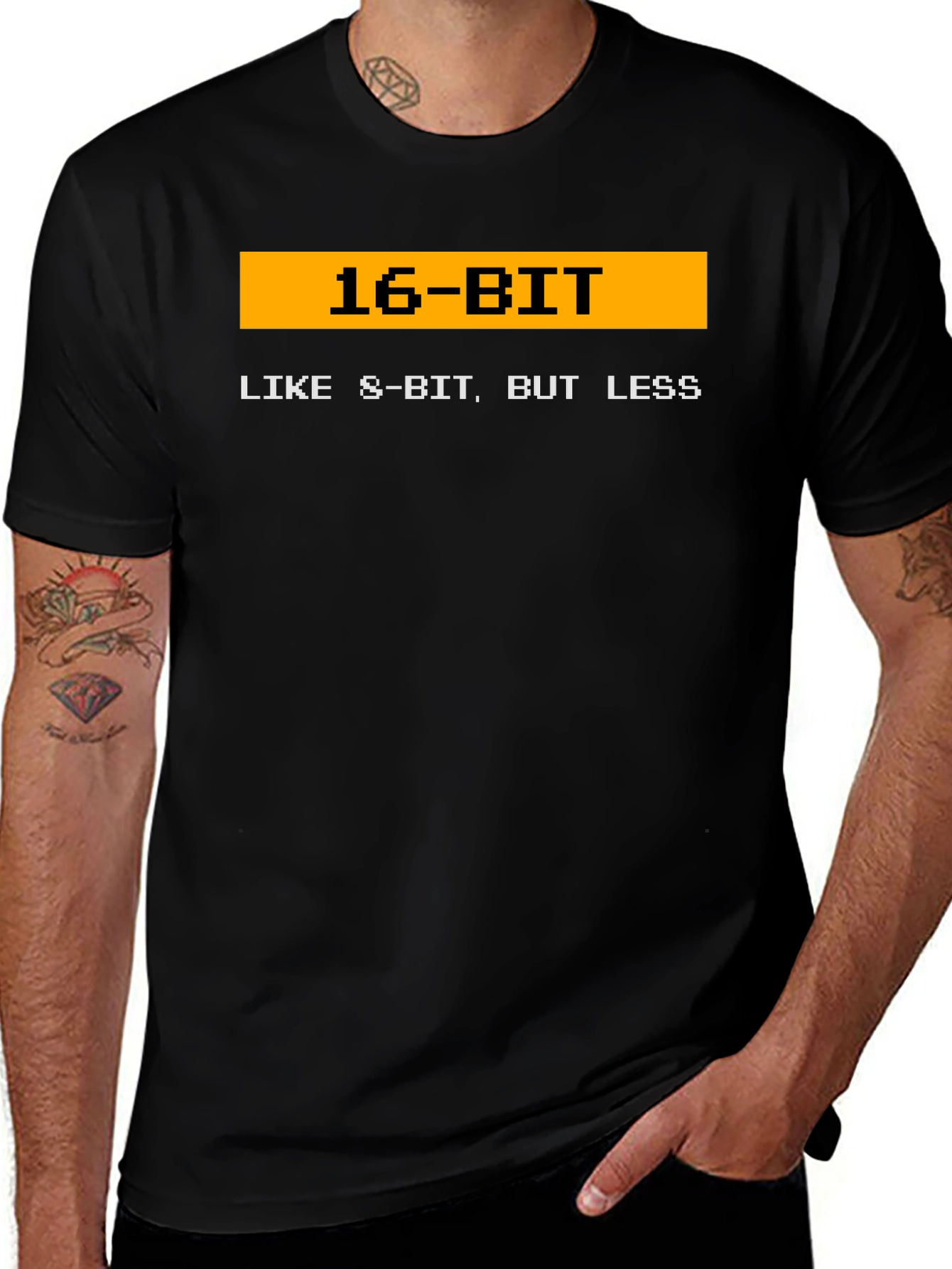 Variant 12 of 16-Bit Pixel Tee - Funny Retro Gamer Shirt