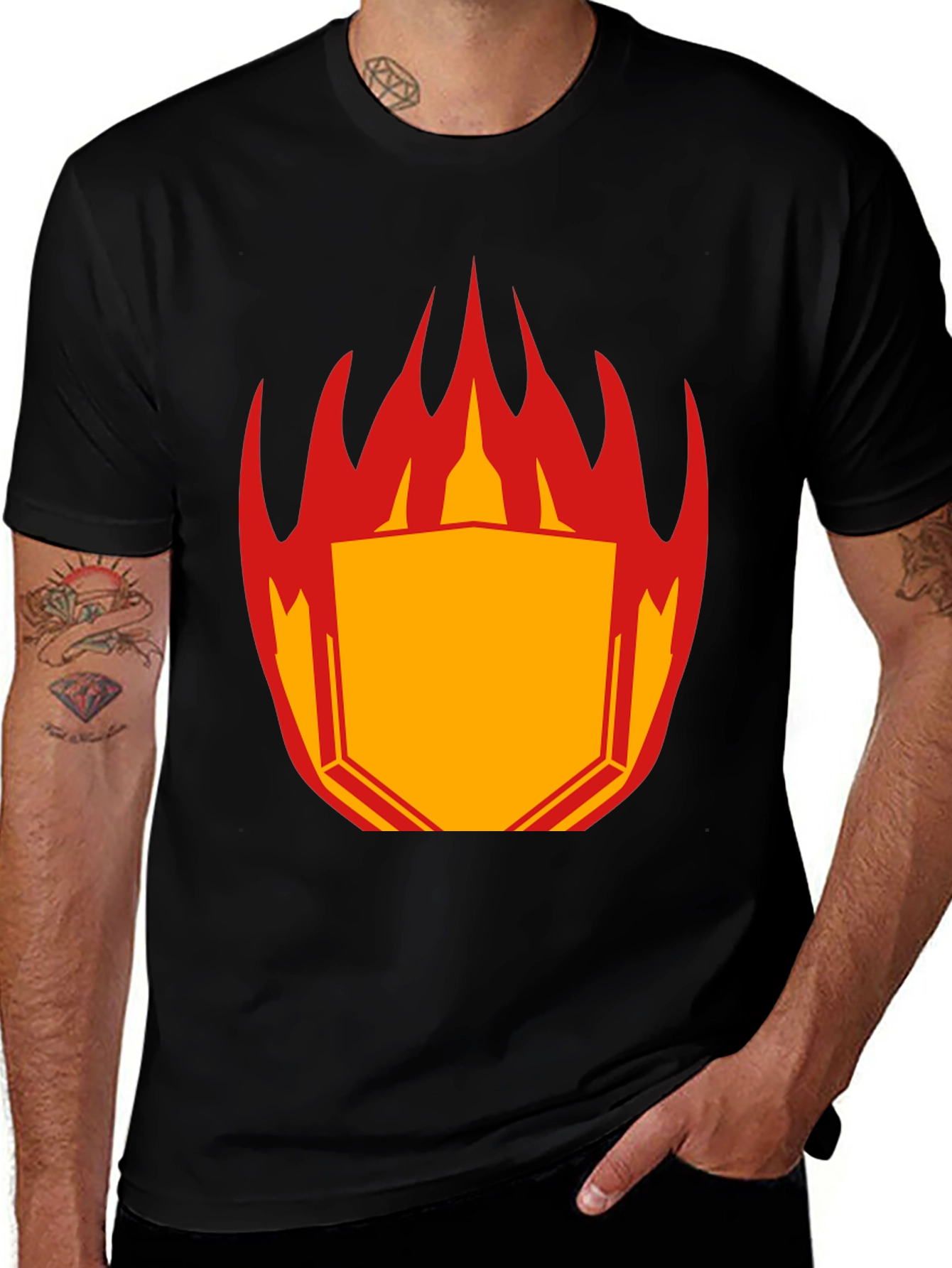 Variant 19 of Fiery Emblem T-Shirt - Bold Graphic Tee
