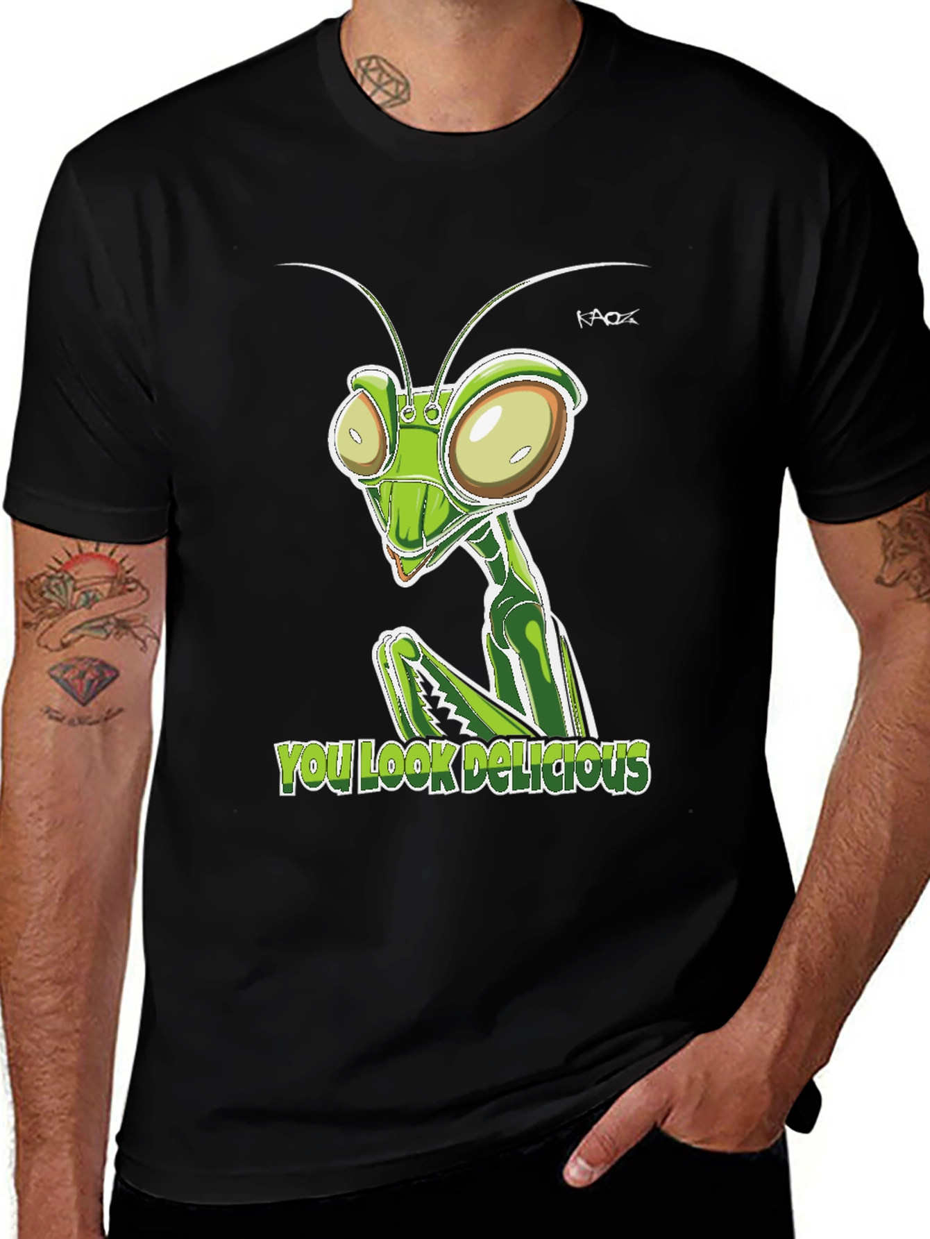 Variant 22 of Mantis "You Look Delicious" Graphic T-Shirt