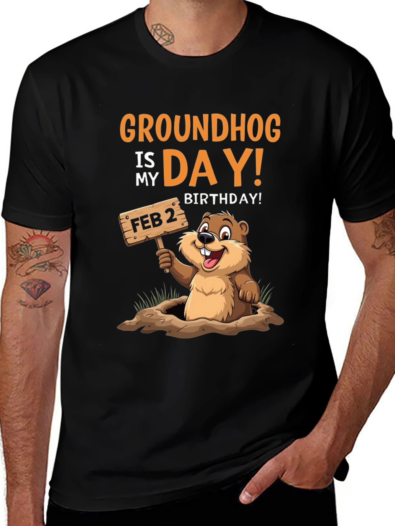 Groundhog Day Birthday T-Shirt
